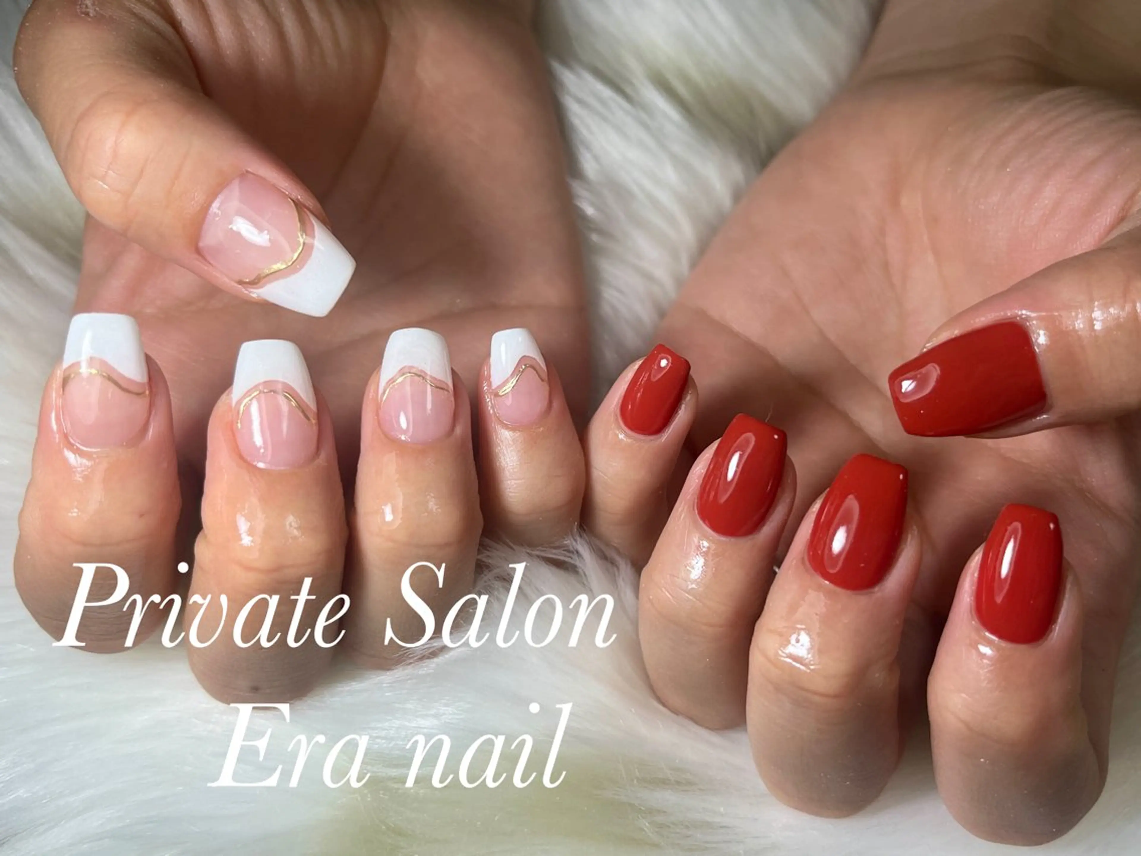 ネイル フレンチネイル ワンカラーネイル Era nailのネイルデザイン