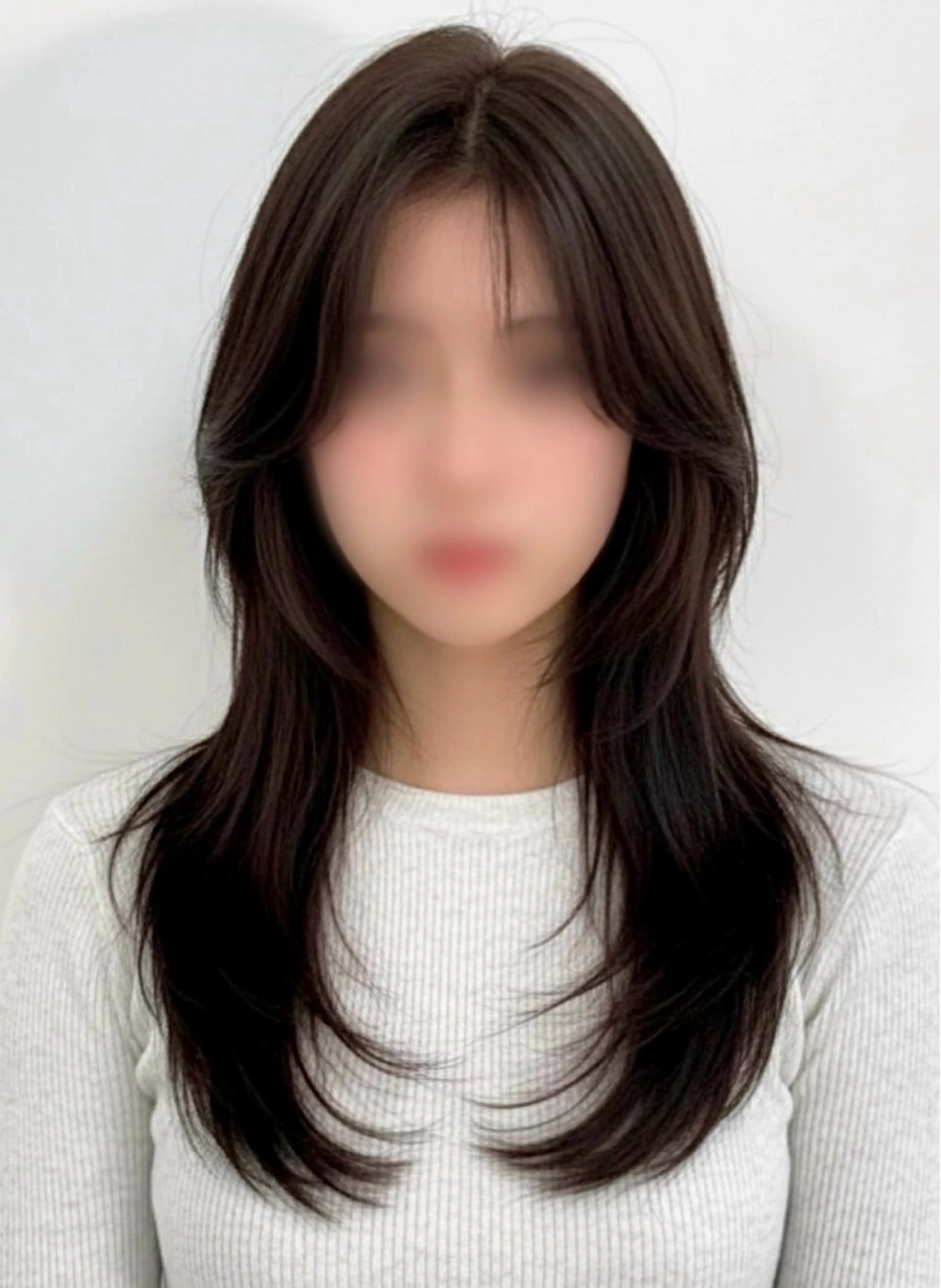 セミロング 渋谷/ハッシュ レイヤーカット/会田のヘアスタイル