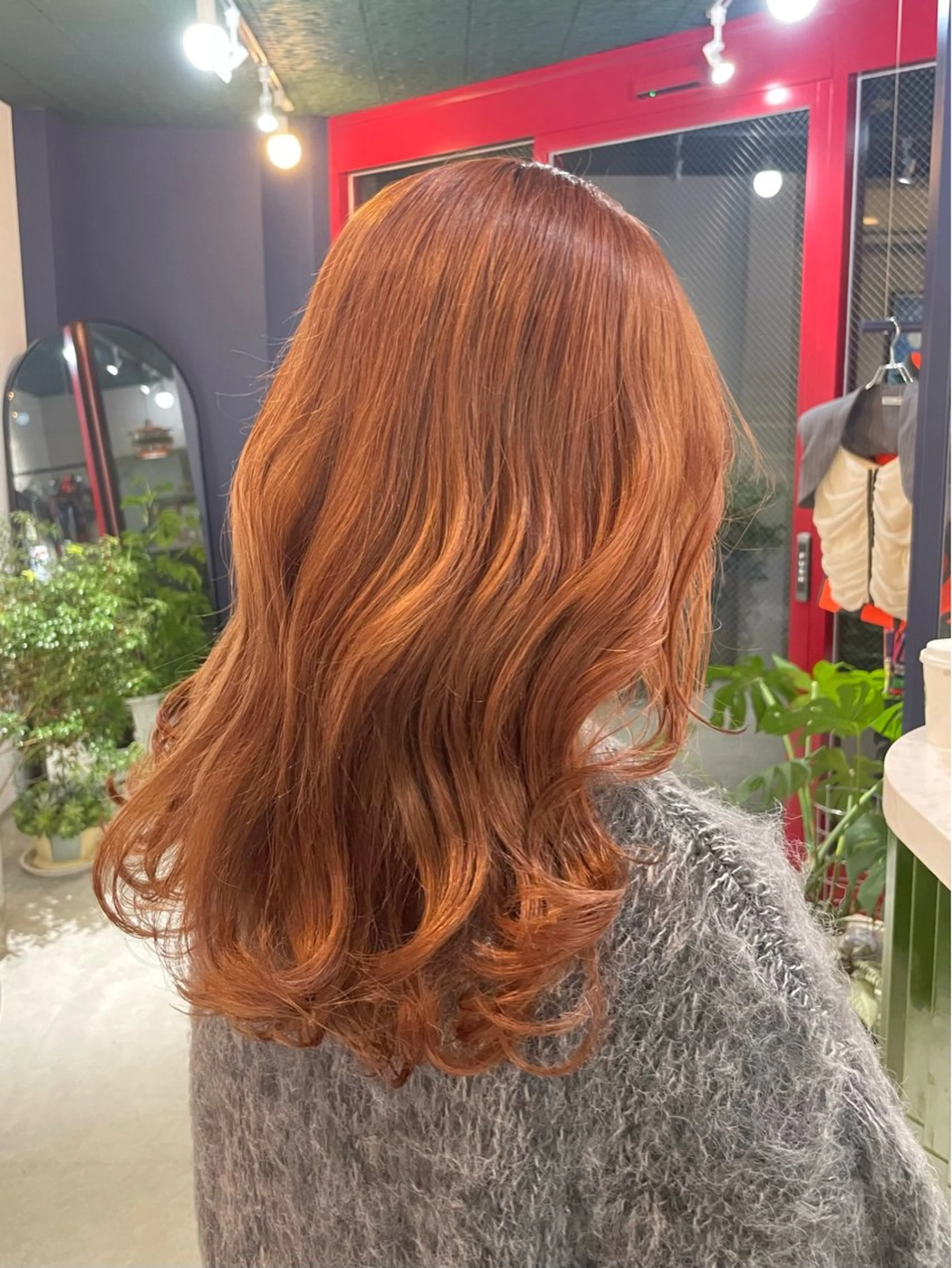 セミロング カラー ハイトーン/メンズ/ デザイン/梅田/ミユのヘアスタイル