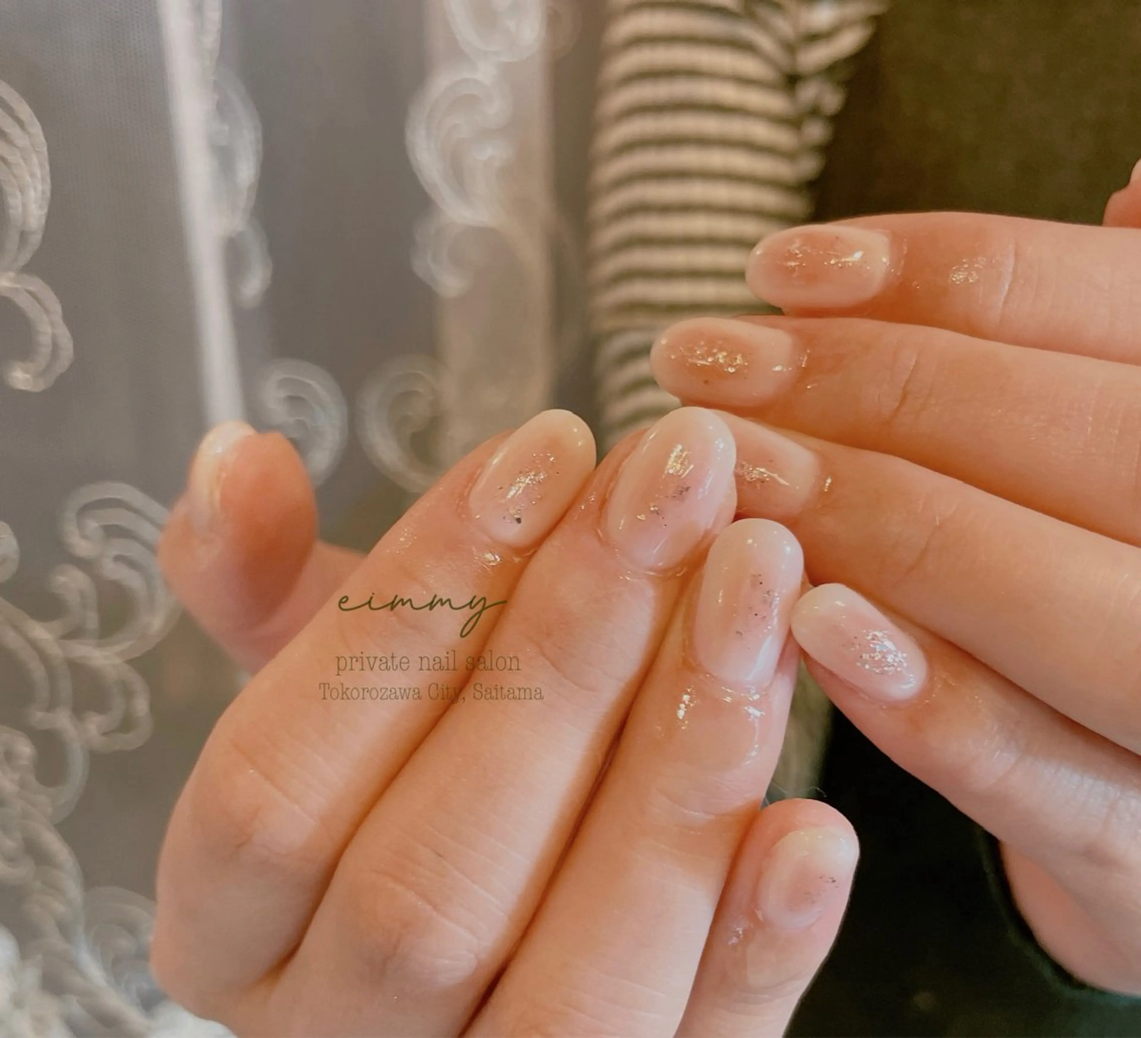 ネイル ジェルネイル ニュアンスネイル eimmy【所沢】 mayuのネイルデザイン