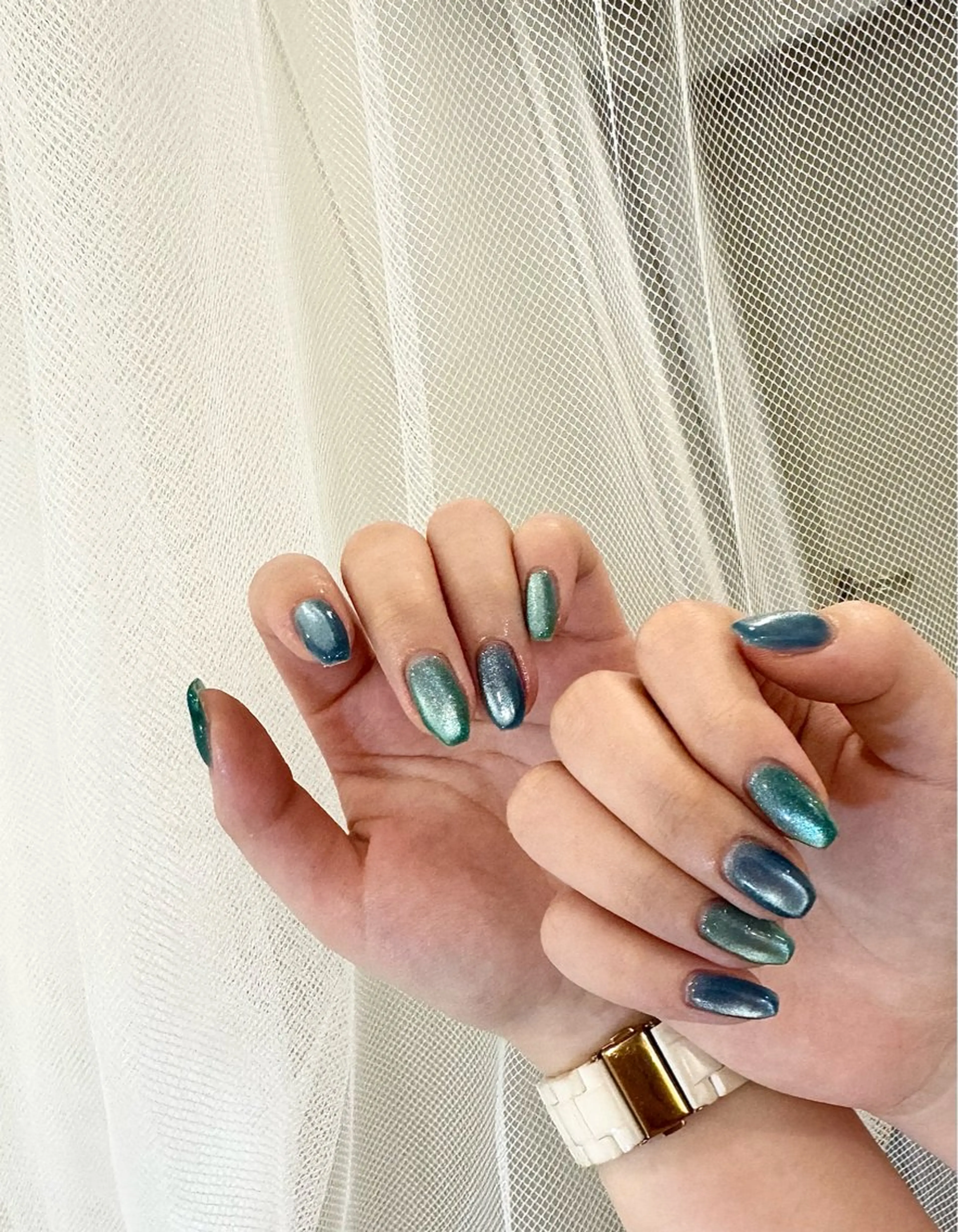 ネイル ジェルネイル マグネットネイル メンズネイル ハンドネイル マイムネイル所属・MIMnail メンズネイリストのネイルデザイン