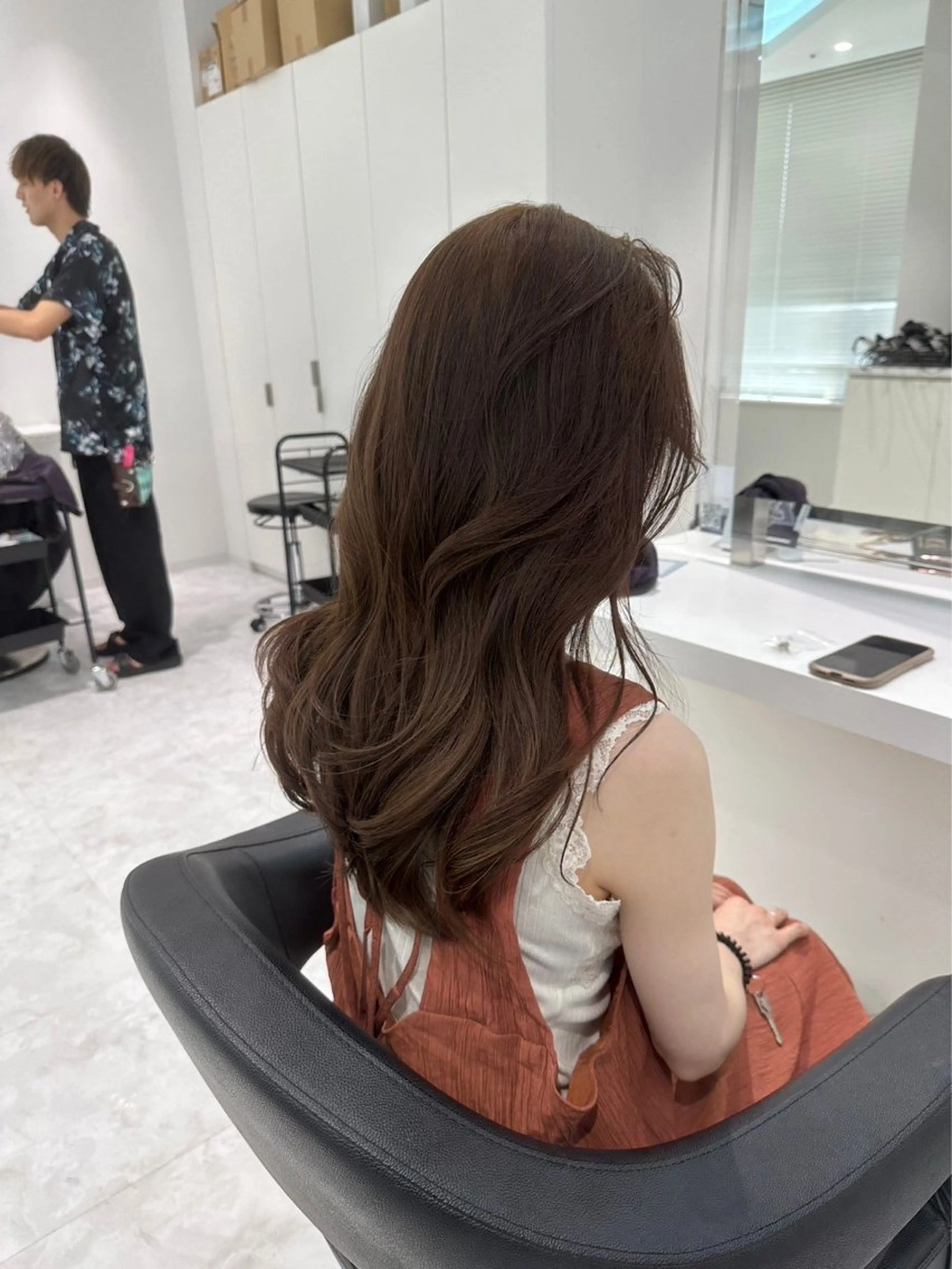 ロング カラー 垢抜けハイトーン☀／ 笑顔の美容師／しゅんのヘアスタイル