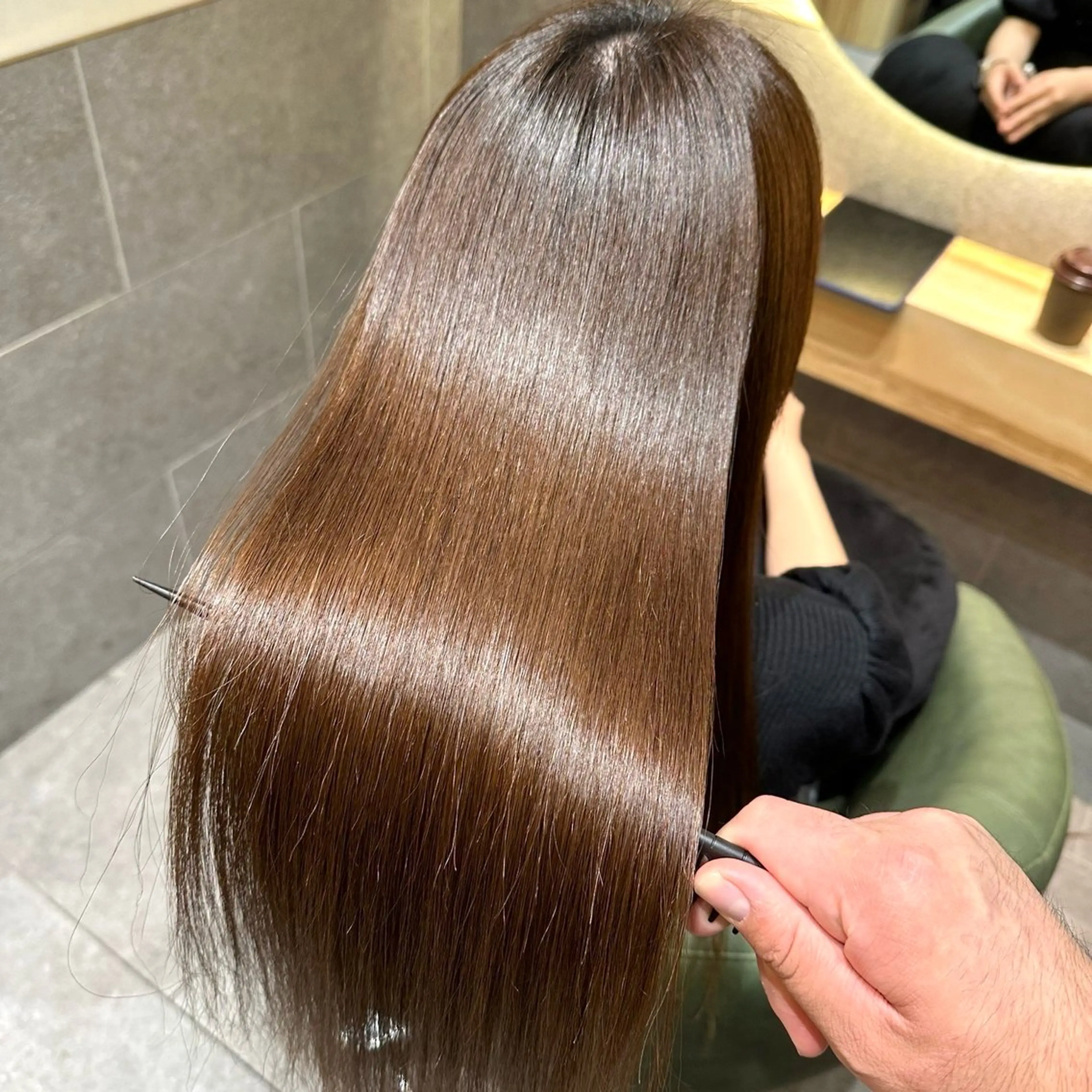 ロング カット 縮毛矯正 🫧縮毛矯正🫧 yuriのヘアスタイル