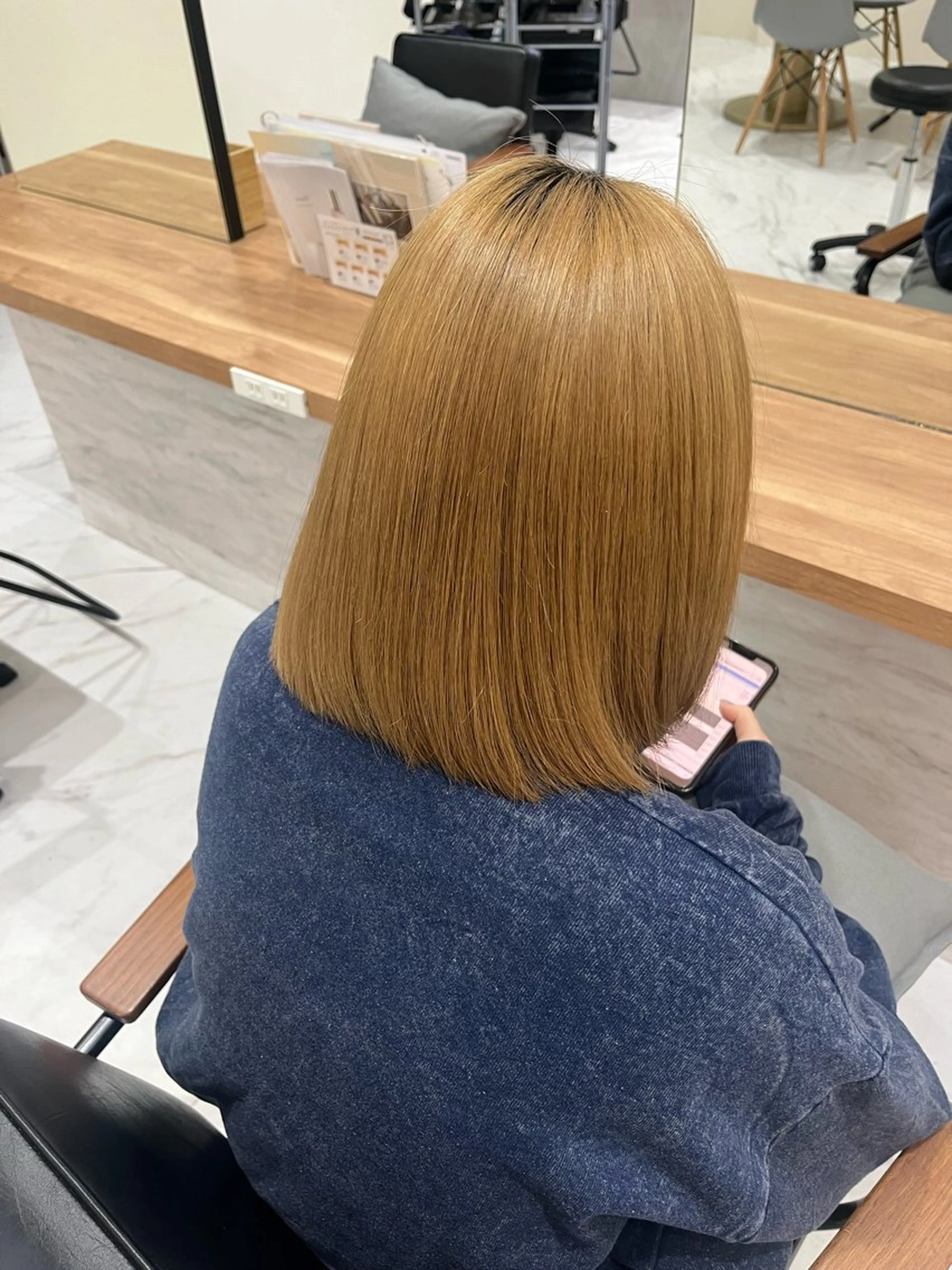 ミディアム 優月/カラー特化 西宮/夙川のヘアスタイル