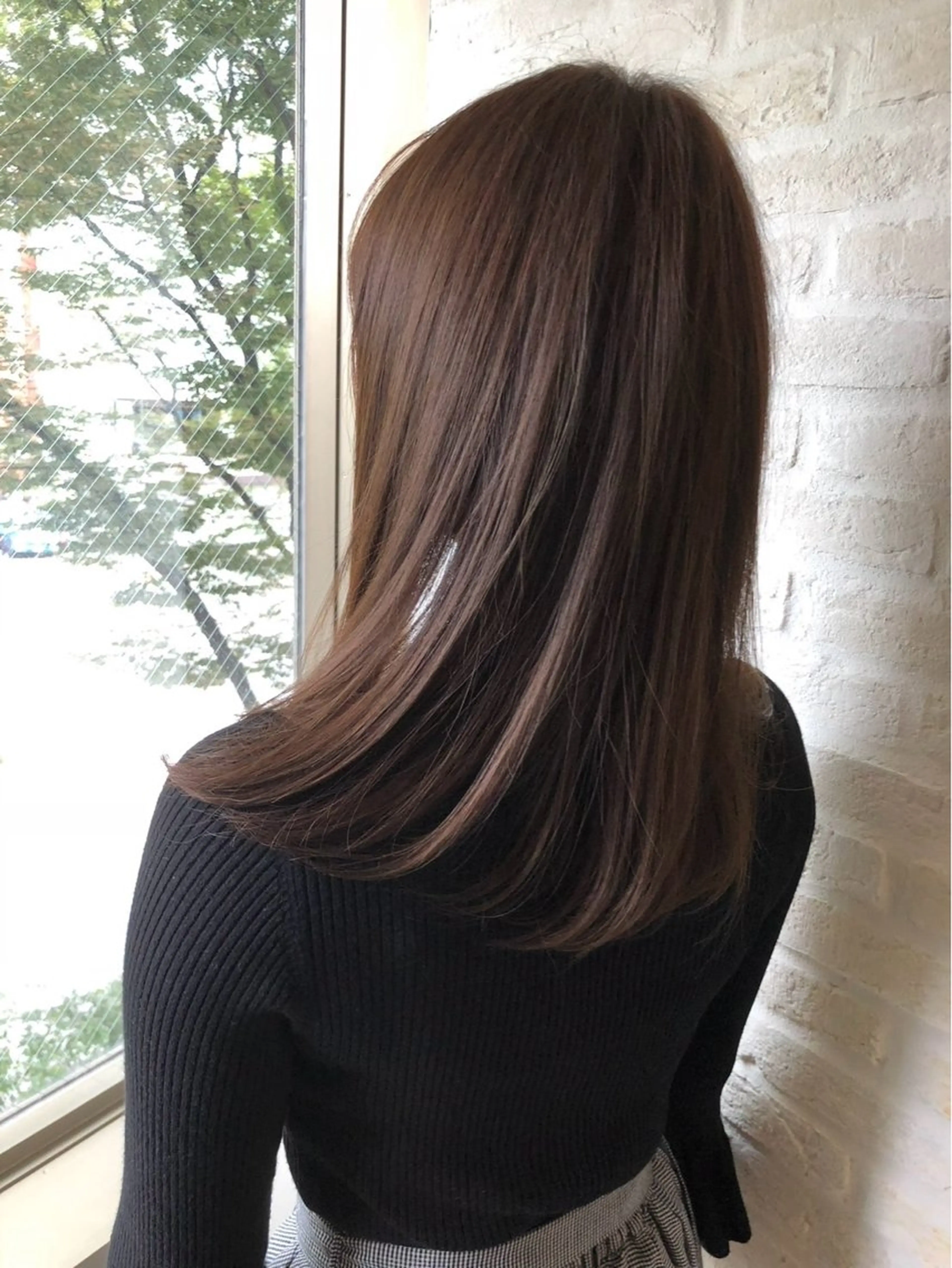 ロング カラー カット ヘアカラー トリートメント Soleria所属・艶髪/酸性ストレート 根本零のヘアスタイル