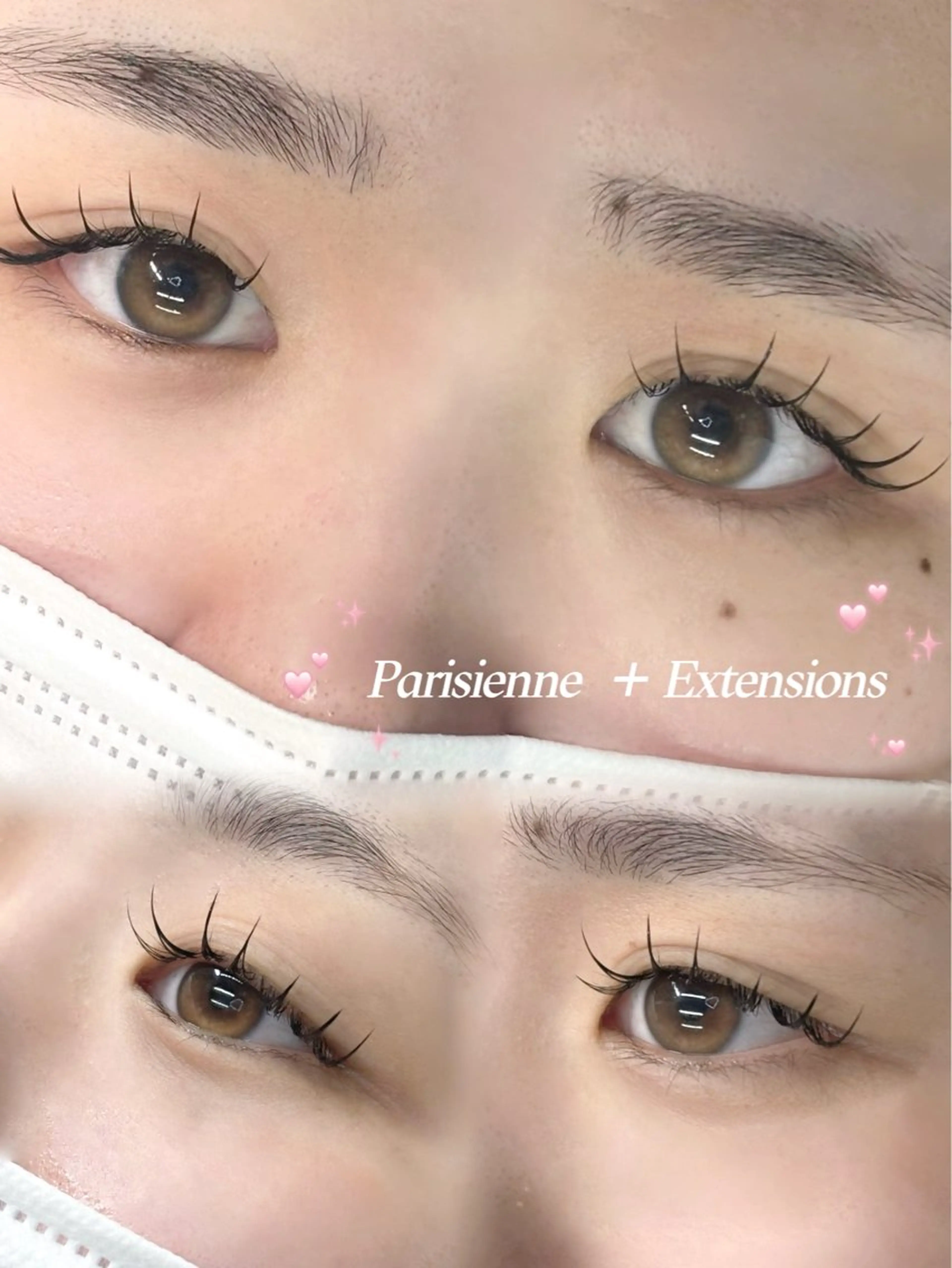 マツエク・マツパ パリジェンヌラッシュリフト 川端 里奈のマツエク・マツパデザイン