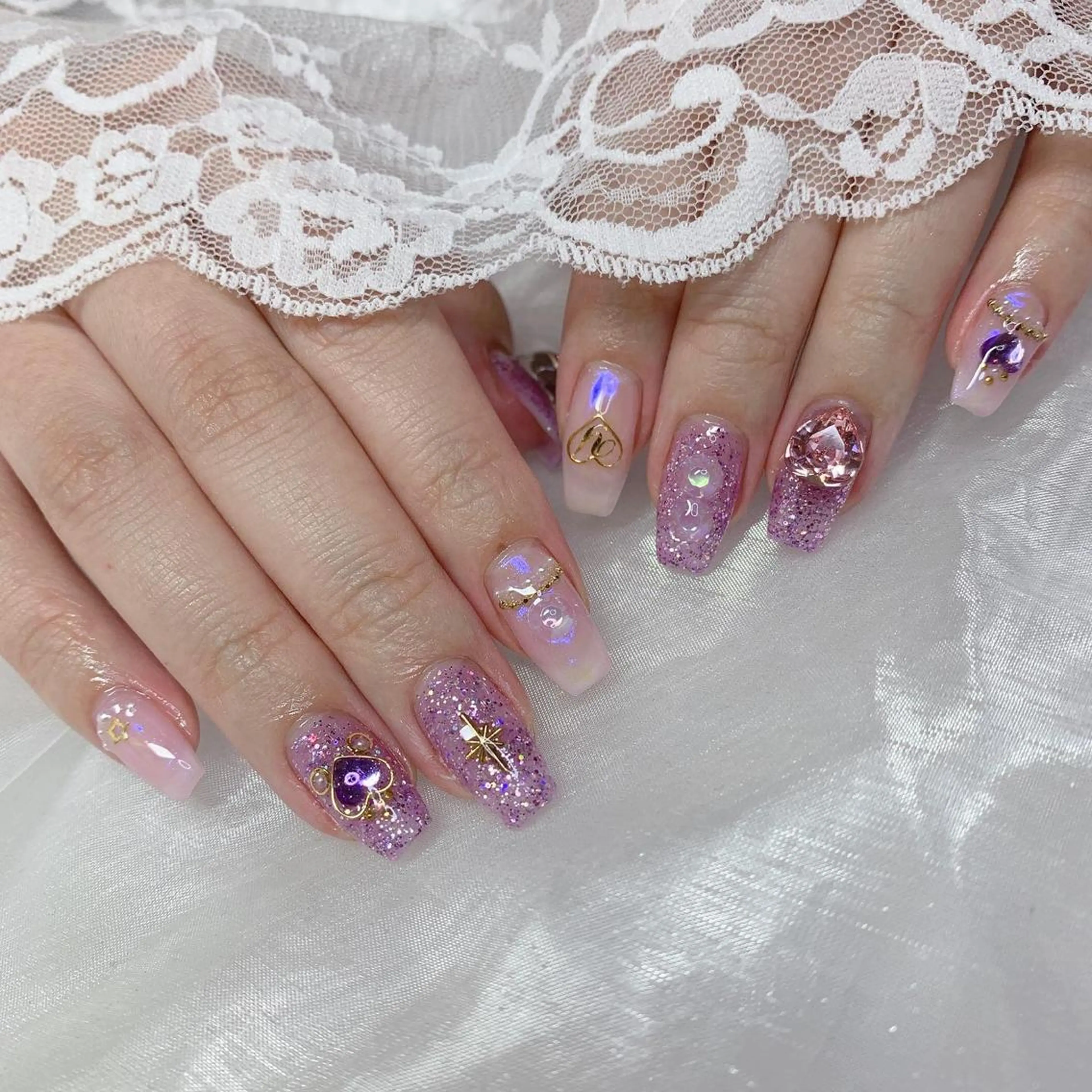 ネイル ハンドネイル La neige* yuki 🥯🍑のネイルデザイン