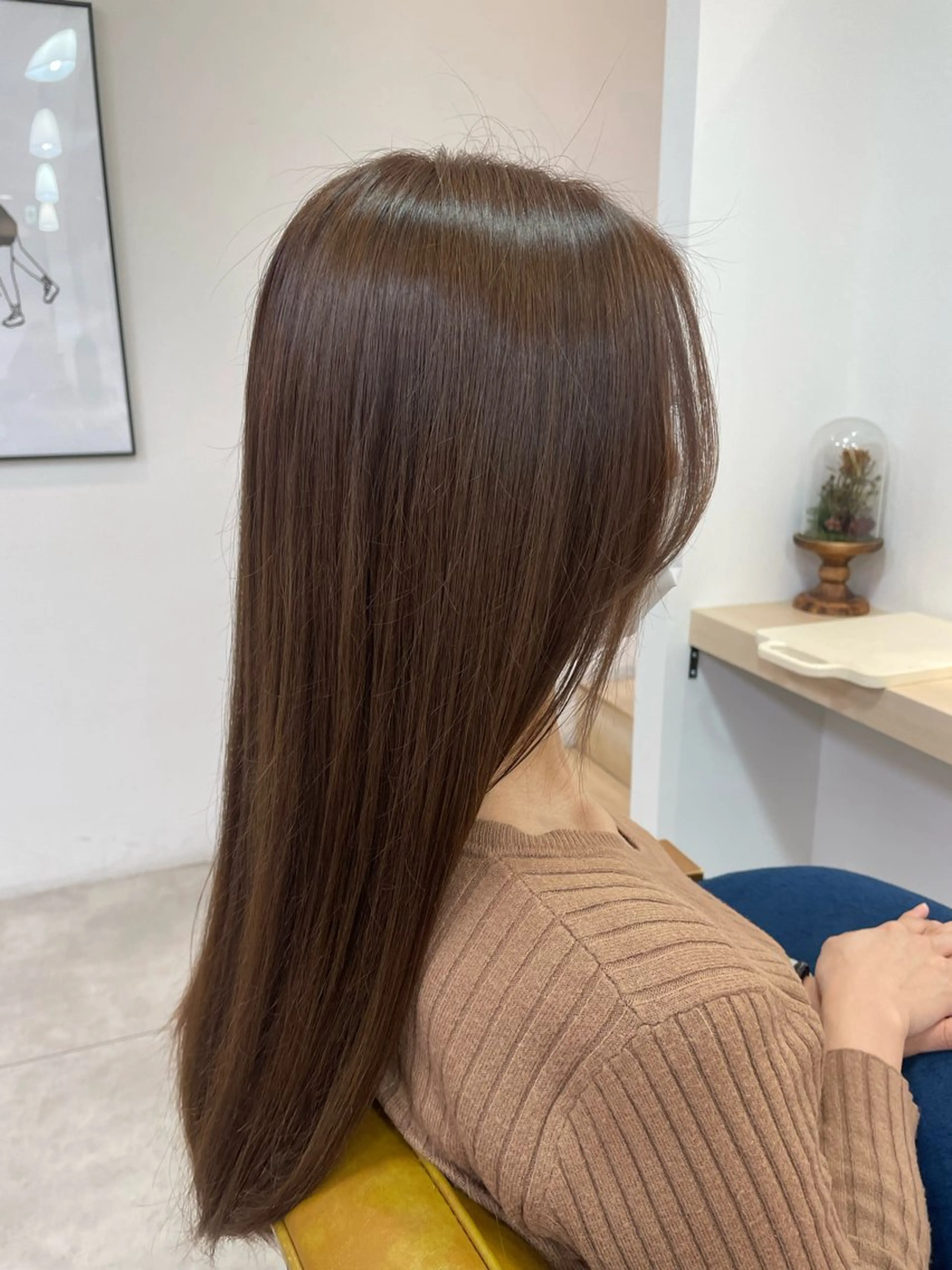 【予約後メッセージの確認お願いいたします💡】カットモデル+ワンカラー+marbbの写真