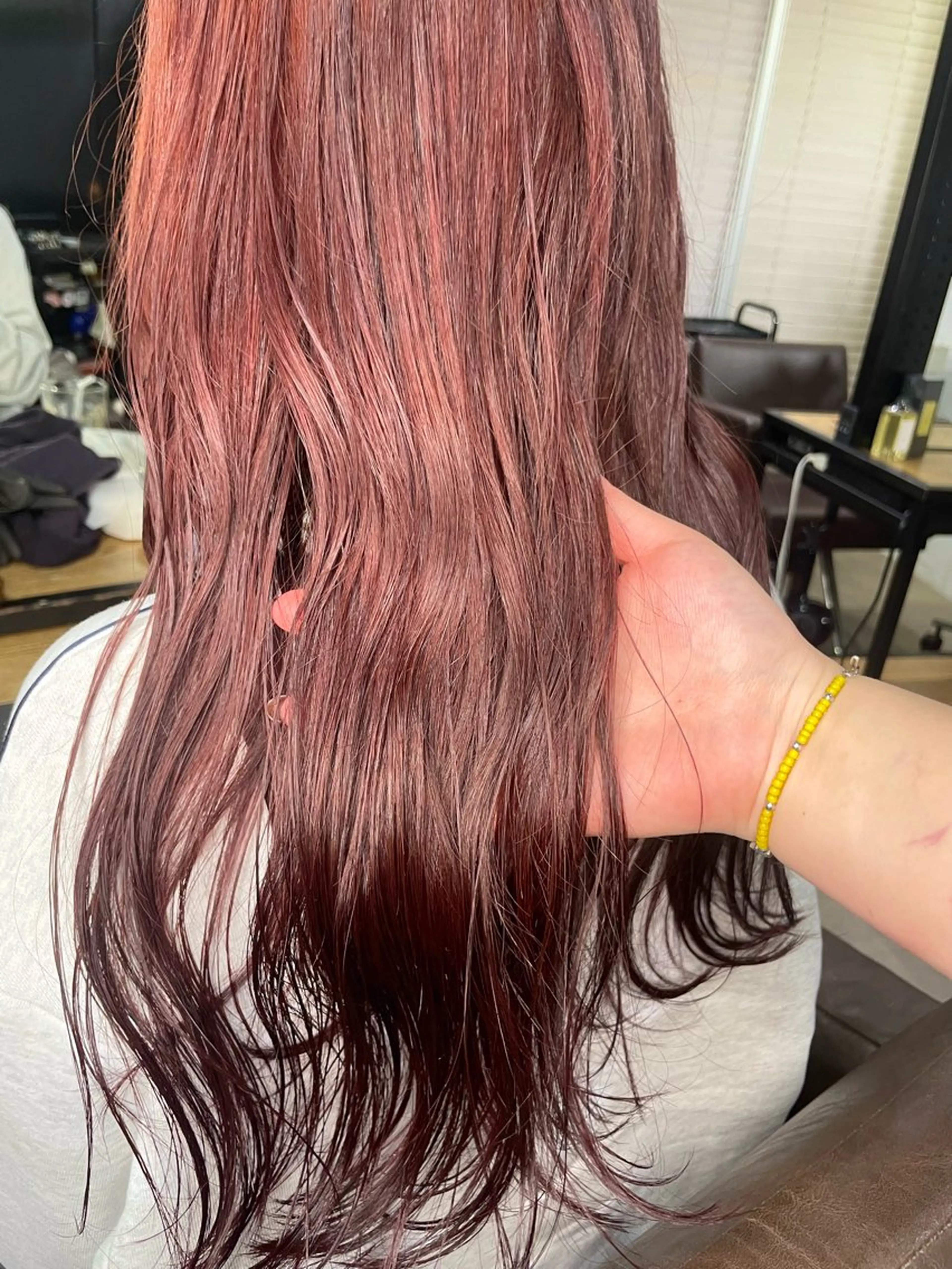 カラー ブリーチ ダブルカラー ブリーチなしカラー ヘアカラー トリートメント ミルクティーベージュ ブリーチ🖤サヤカのヘアスタイル