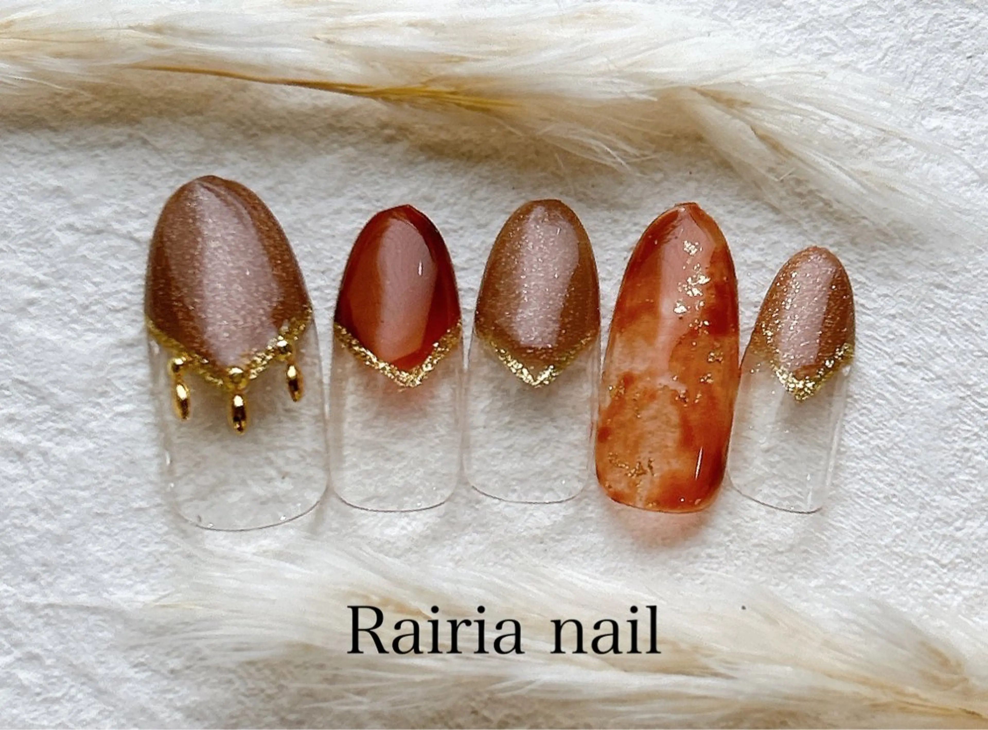 ネイル べっ甲ネイル Rairia nail本八幡店のネイルデザイン