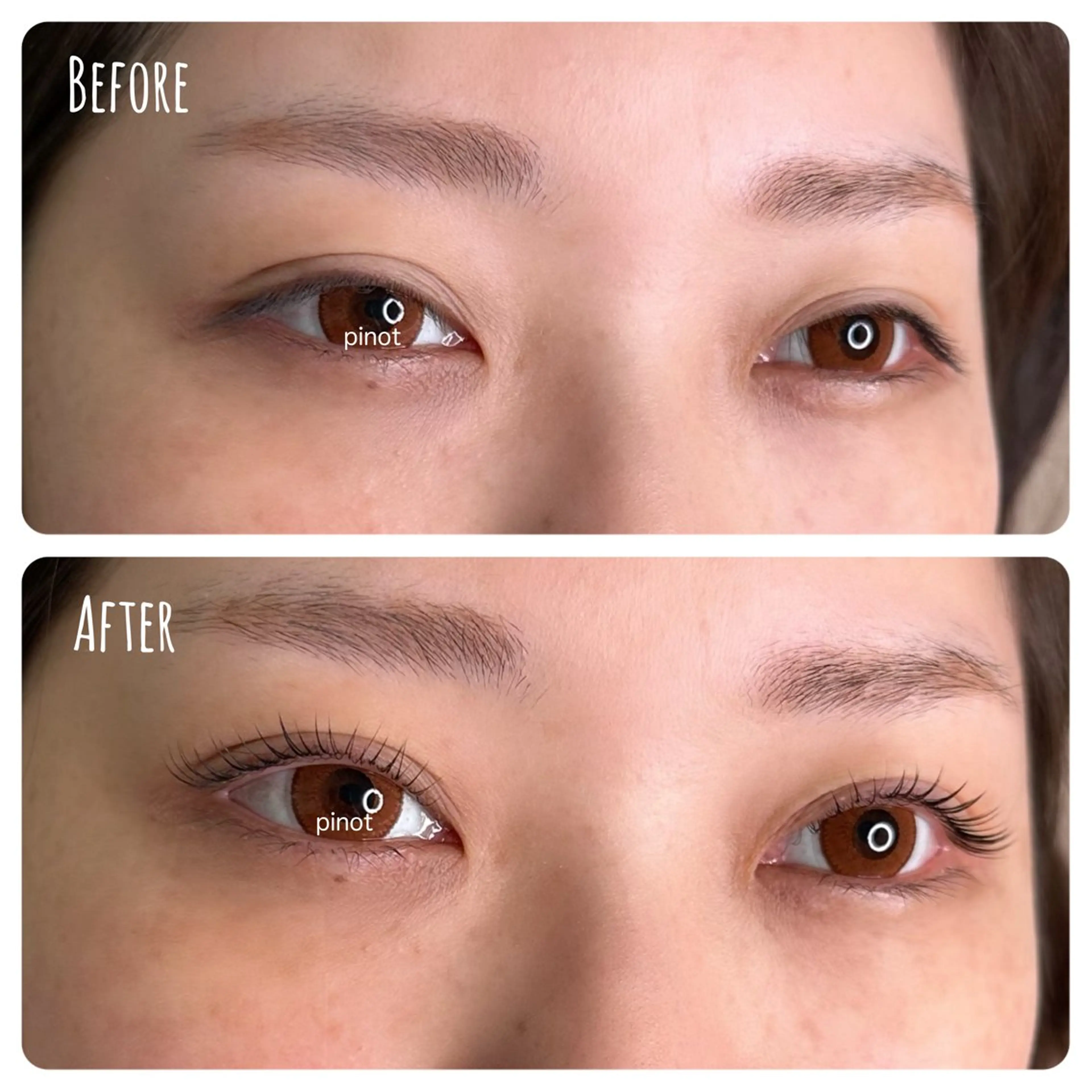 マツエク・マツパ 一重×まつ毛パーマ マツパ 加藤 翠のマツエク・マツパデザイン