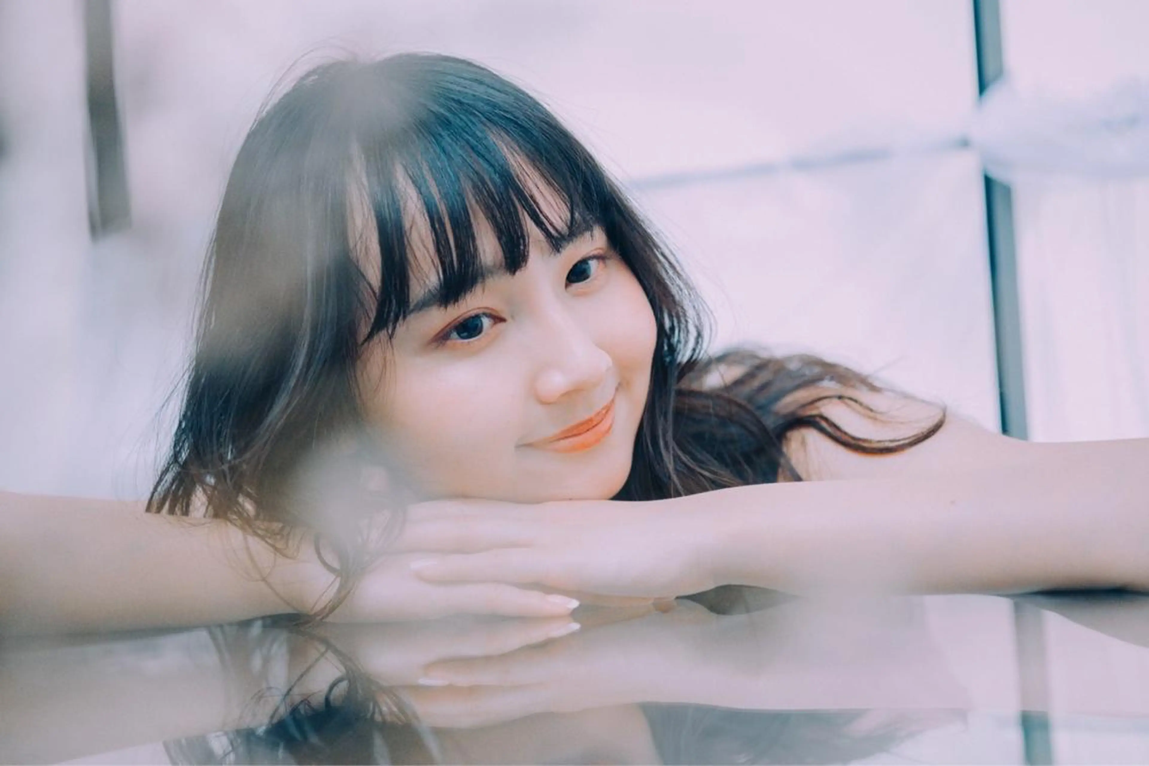 ブリーチなしWカラー /酸性ストレート河本のヘアスタイル