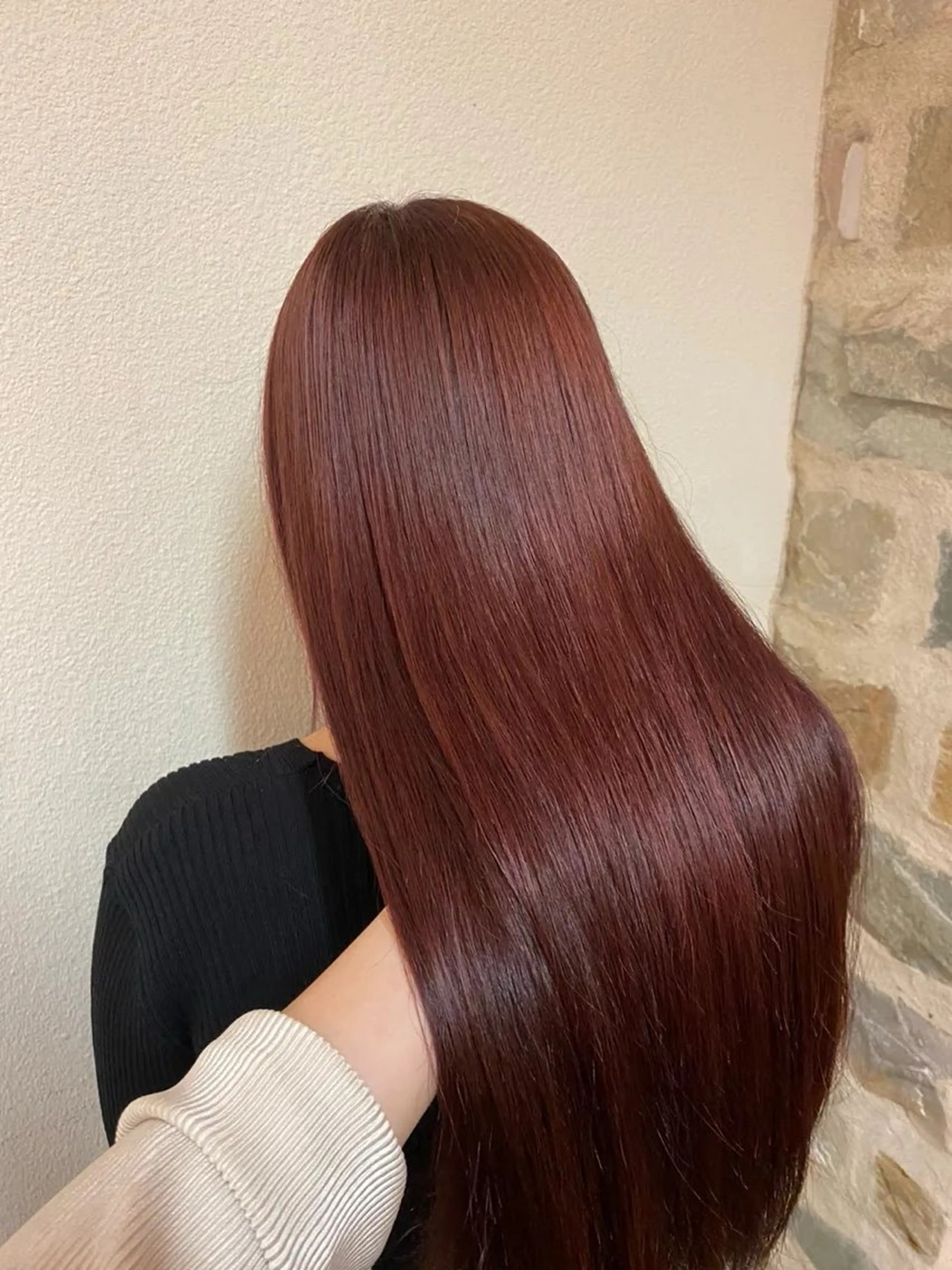 ロング カラー カット ヘアカラー トリートメント 透明感カラー/ 小顔カット/ミヅキのヘアスタイル