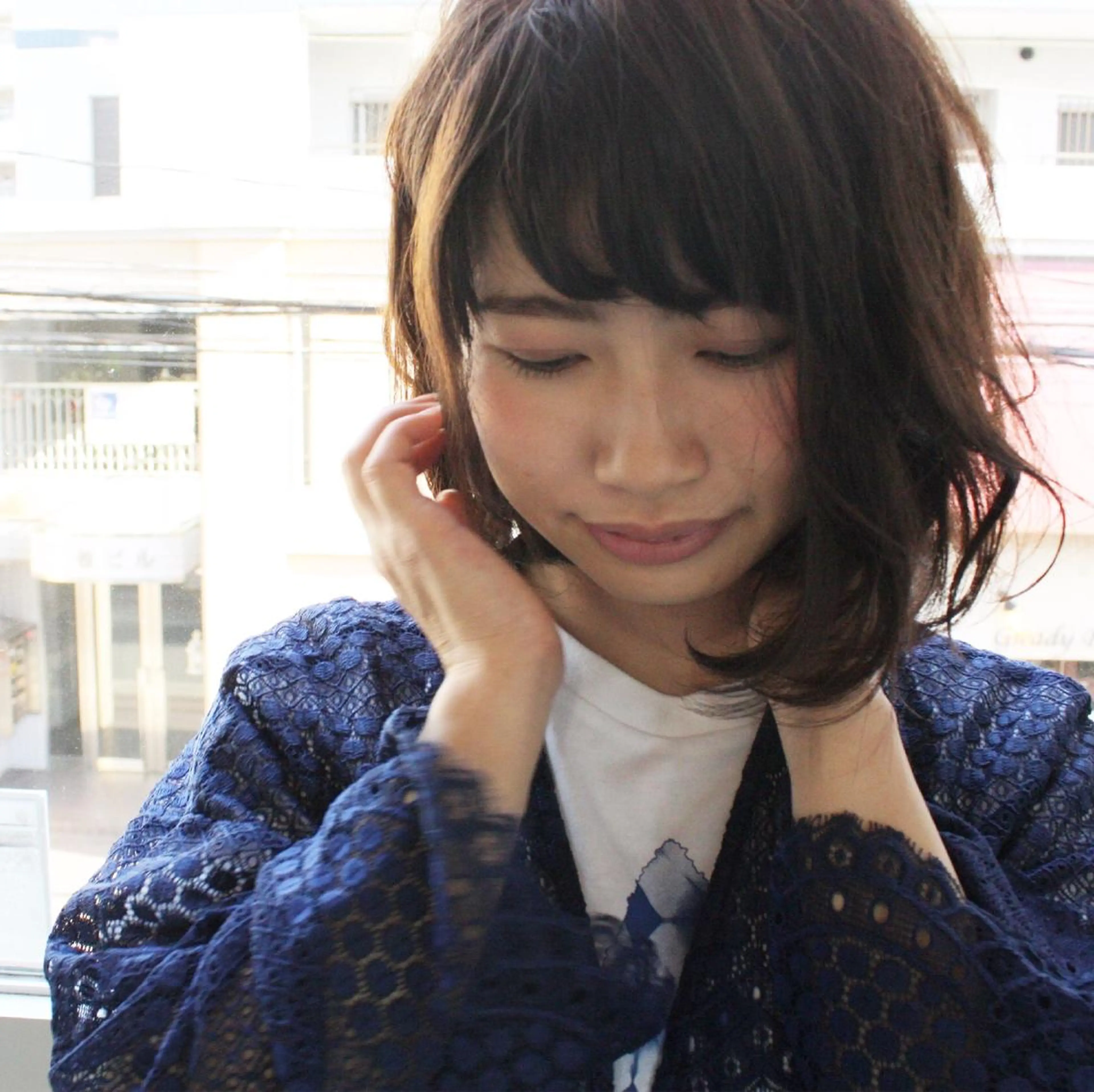 ミディアム カラー パーマ ブリーチ イルミナカラー 髪質改善 トリートメント 美容室tuuli 大名店所属・tuuli トゥーリのヘアスタイル