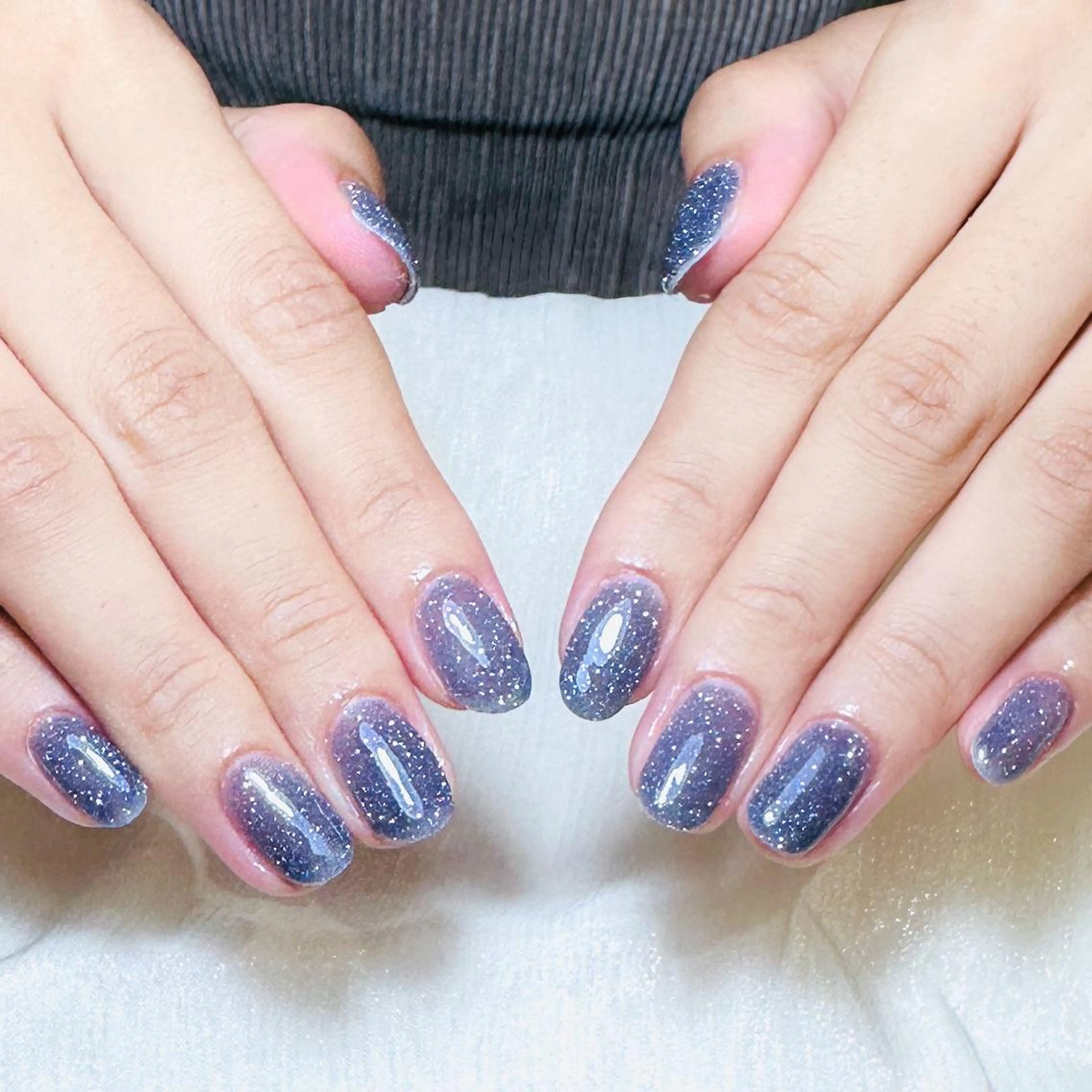 ネイル アートネイル オーロラネイル ガーリー キラキラネイル 韓国ネイル ハンドネイル Diamond NAIL💝のネイルデザイン