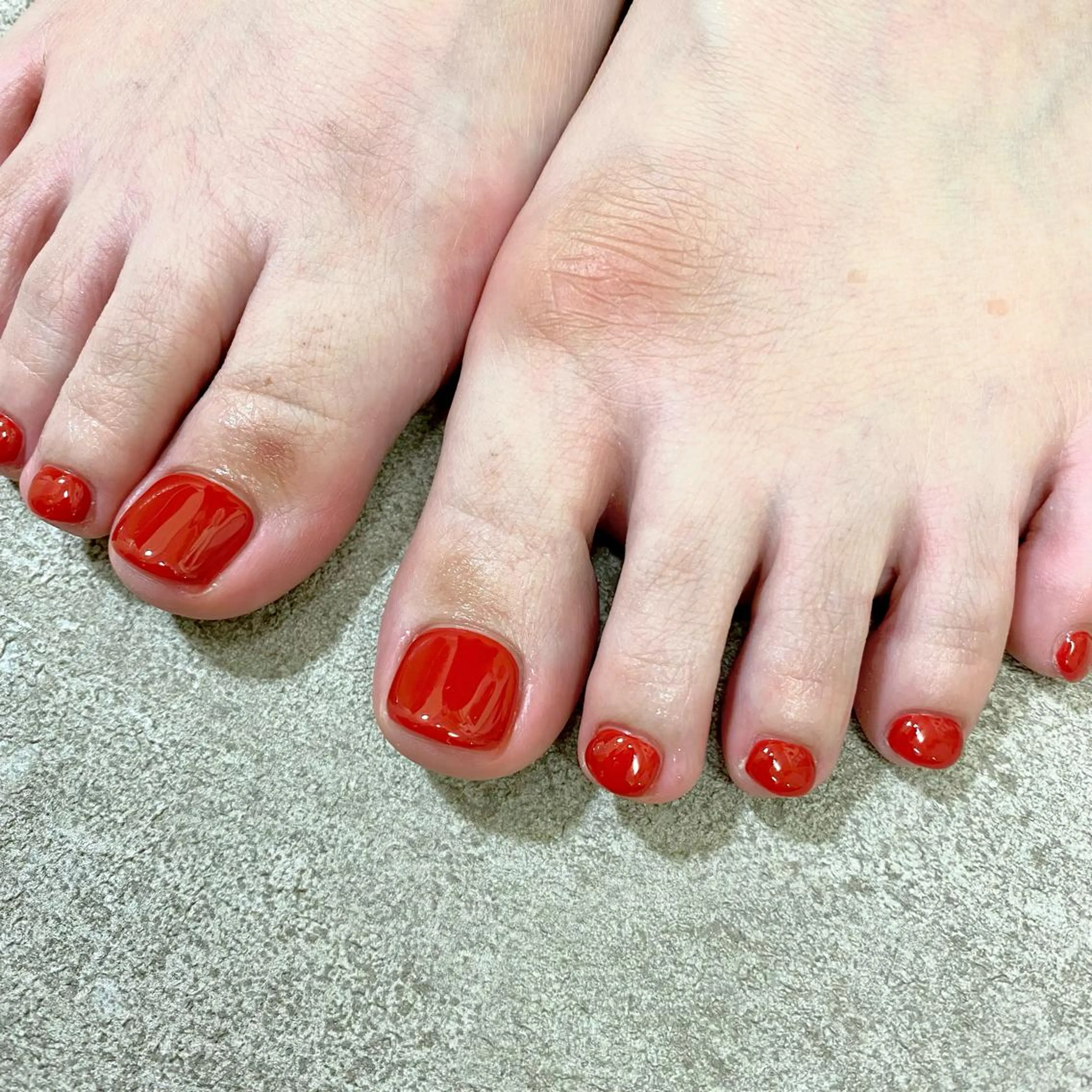 カラー ネイル フットネイル nailsalon shin/ikedaのネイルデザイン