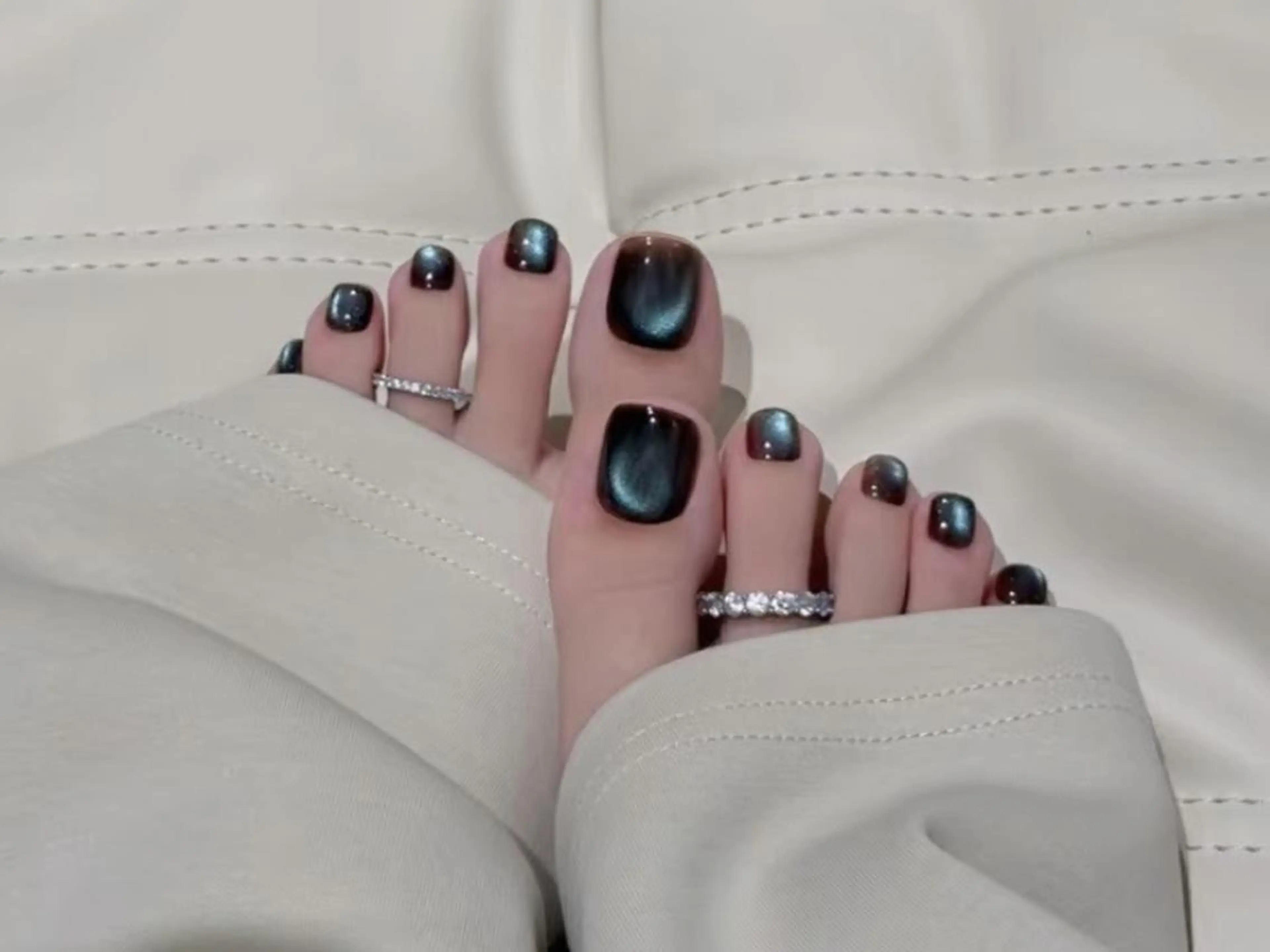 ネイル ☁️Minmin Tsuki💙🩵のネイルデザイン