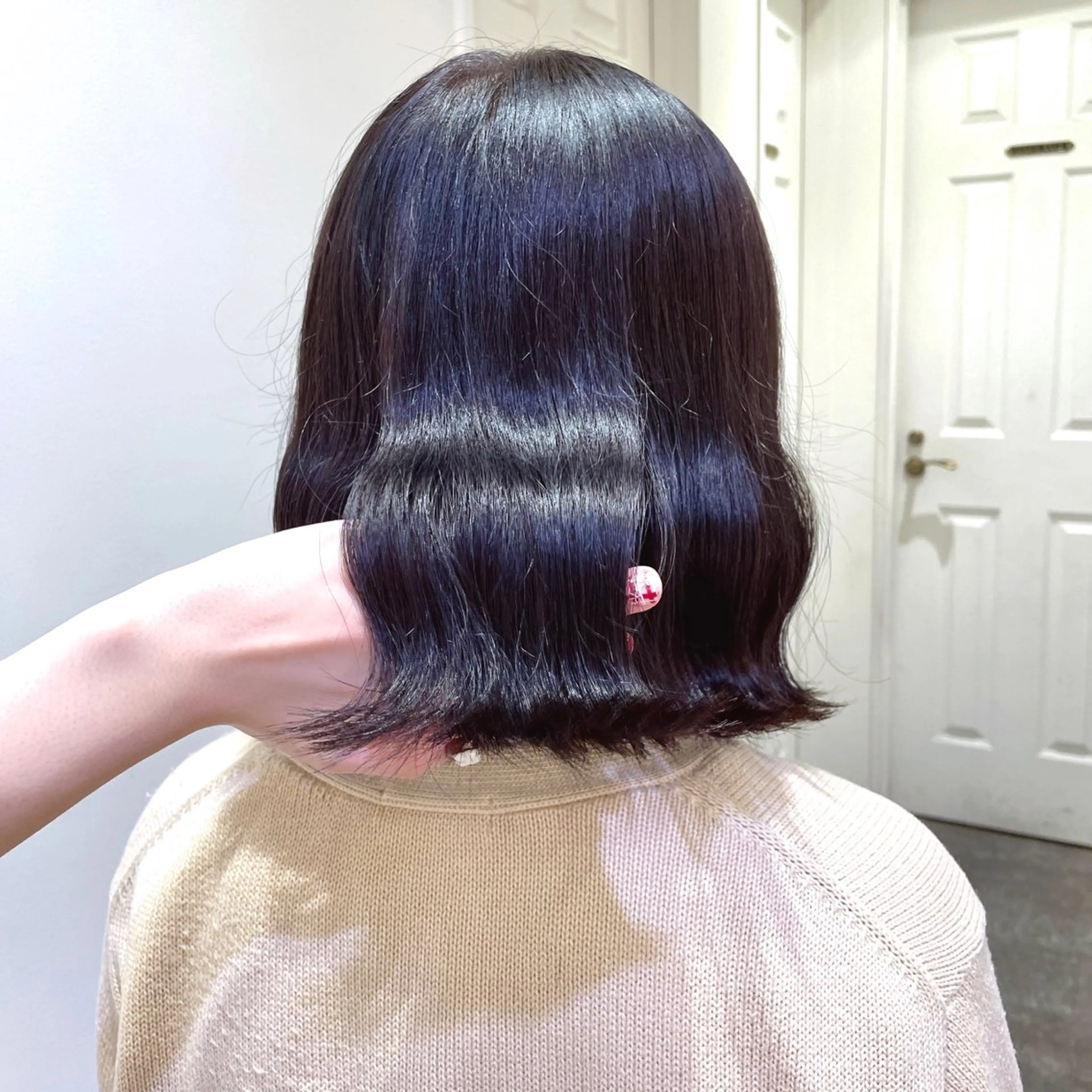 ミディアム ハイトーンカラー/ 長さだし🐇きょうかのヘアスタイル