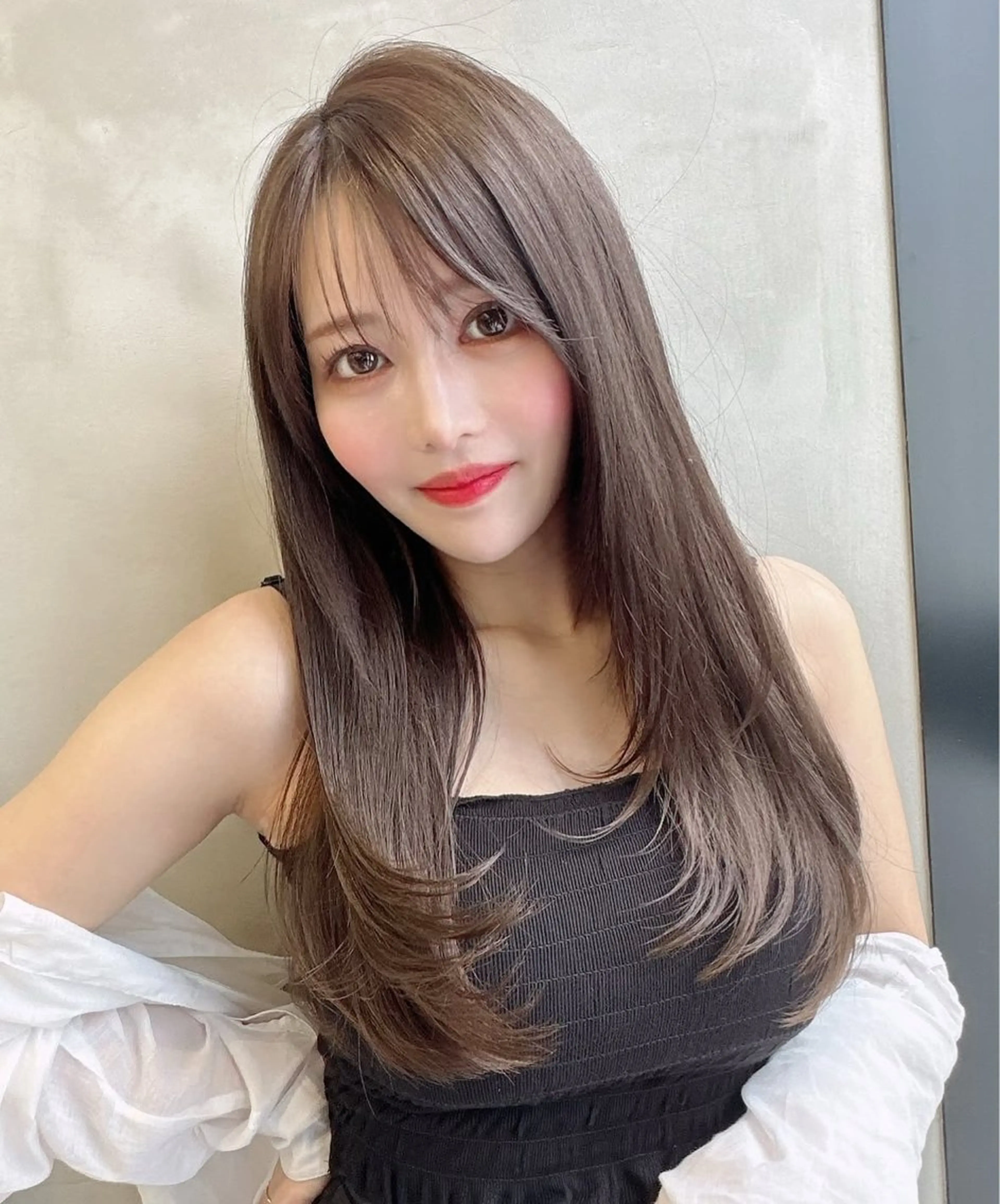 ロング 透明感カラー/ 髪質改善/松沢州途のヘアスタイル