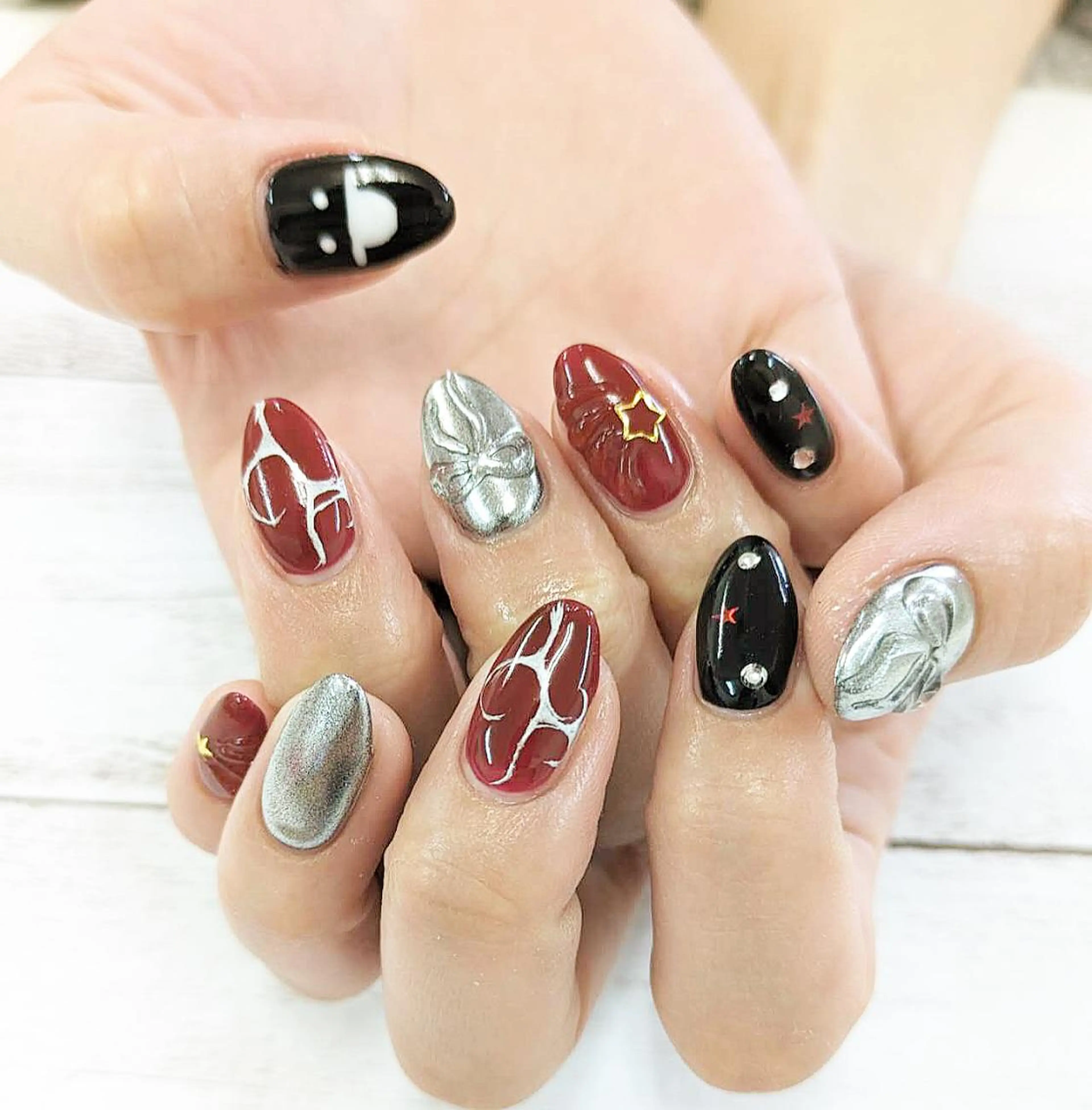 ネイル ハンドネイル リラネイル Aikenのネイルデザイン