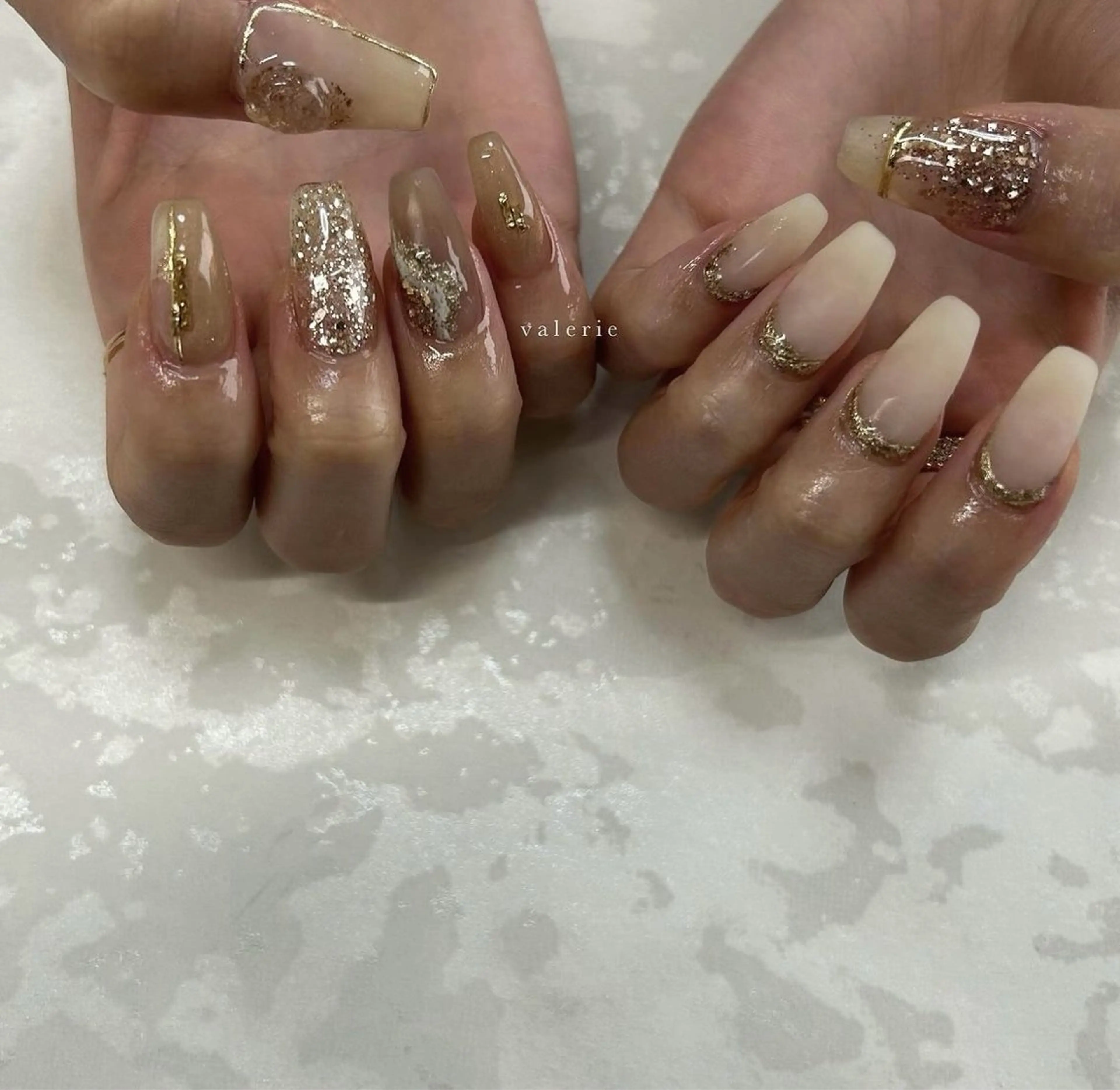 セミロング private nailsalon valerie所属・valerie /  miyuのネイルデザイン