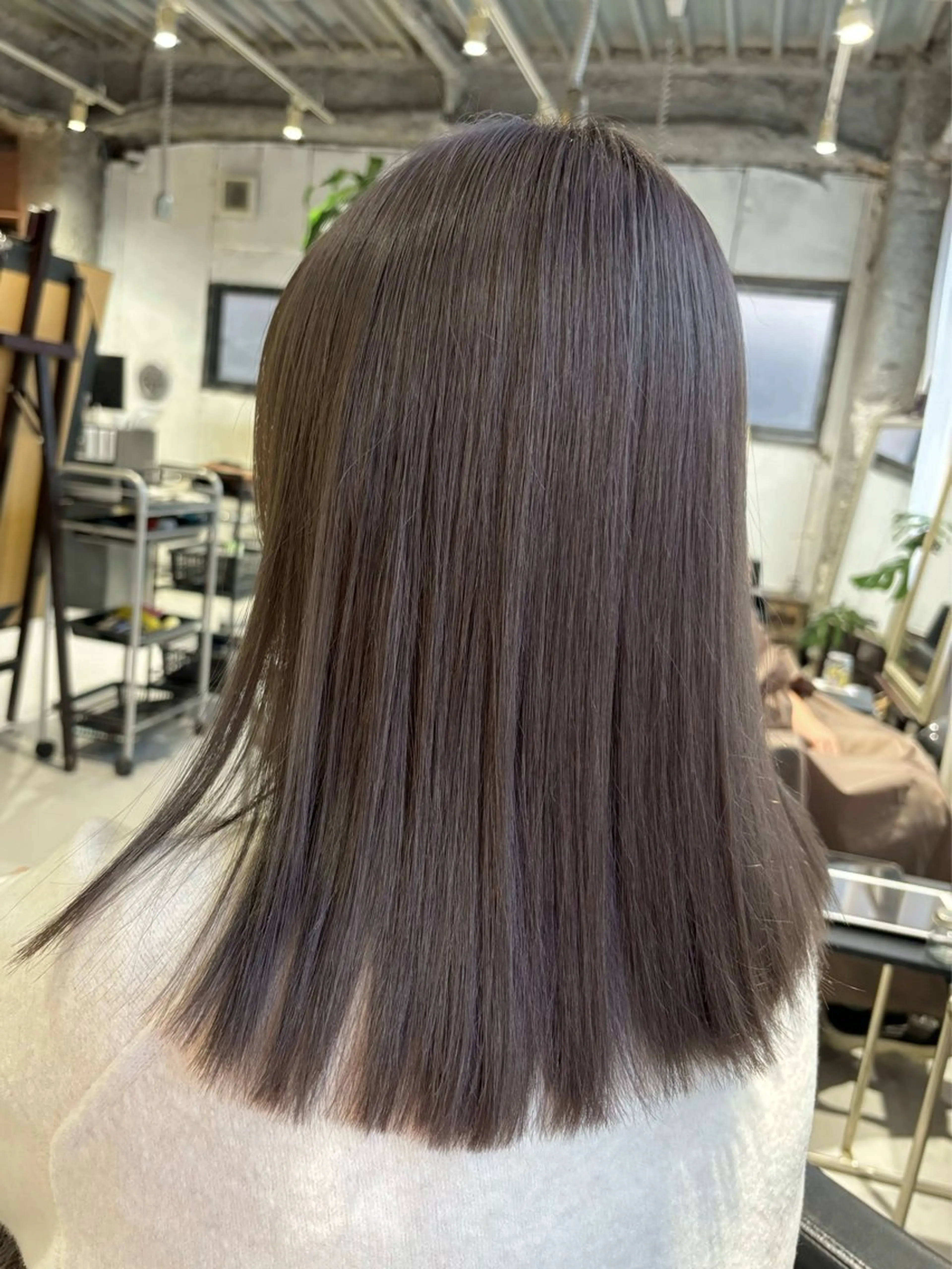 セミロング カット ヘアカラー トリートメント inc新小岩北口店 🫧Nichikaのヘアスタイル