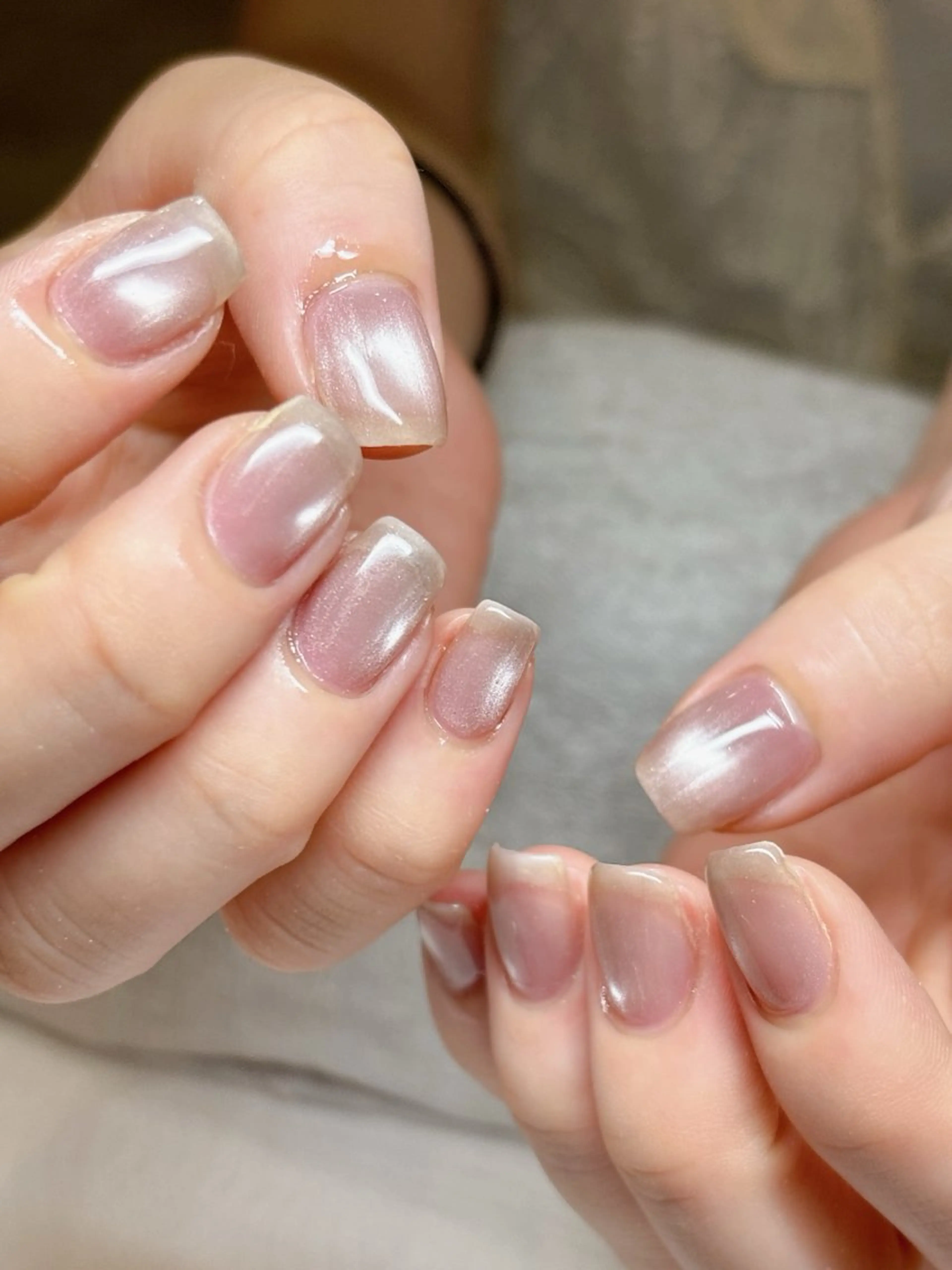 【トレンドネイル】微粒子うるうるマグ𓏸𓈒𓂃🫧の写真