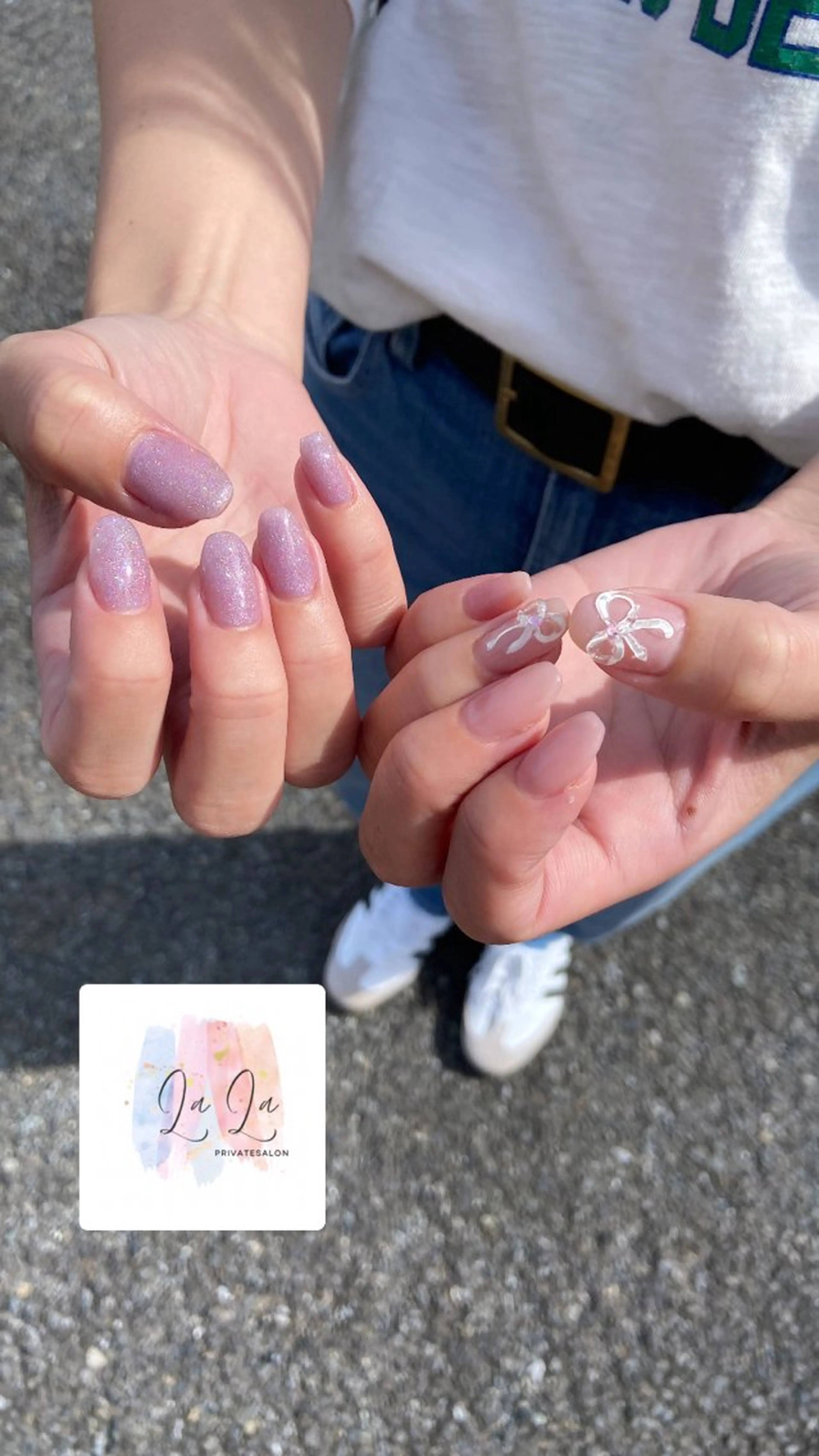 ネイル ぷっくりネイル リボン あ いのその他イメージ