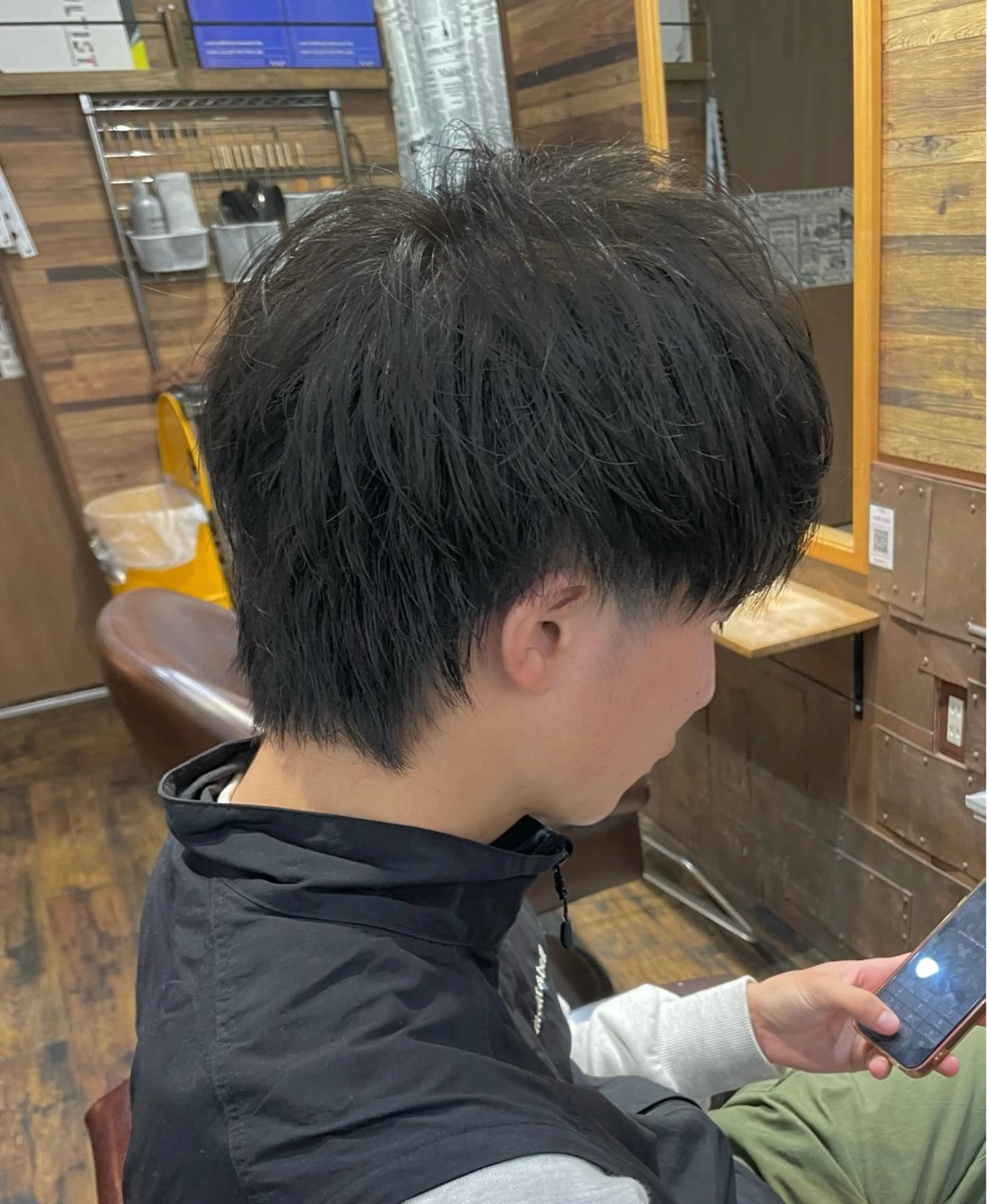 メンズ マッシュウルフ マッシュ メンズウルフカット ウルフカット カット 髪質改善/ショート/ メンズカット/KAiのヘアスタイル