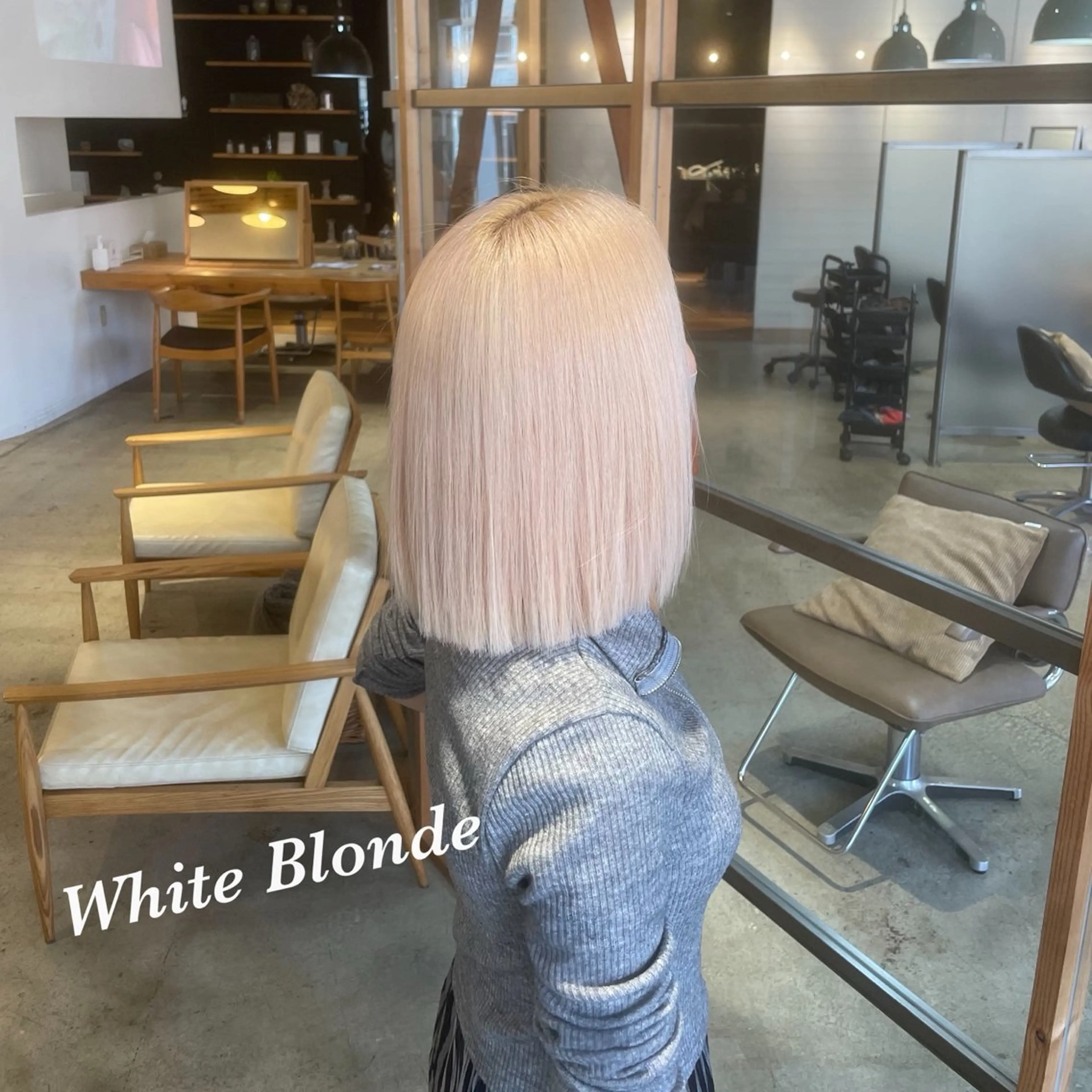 ミディアム カラー ブリーチ ブリーチカラー/ 透明感/aika¨̮のヘアスタイル