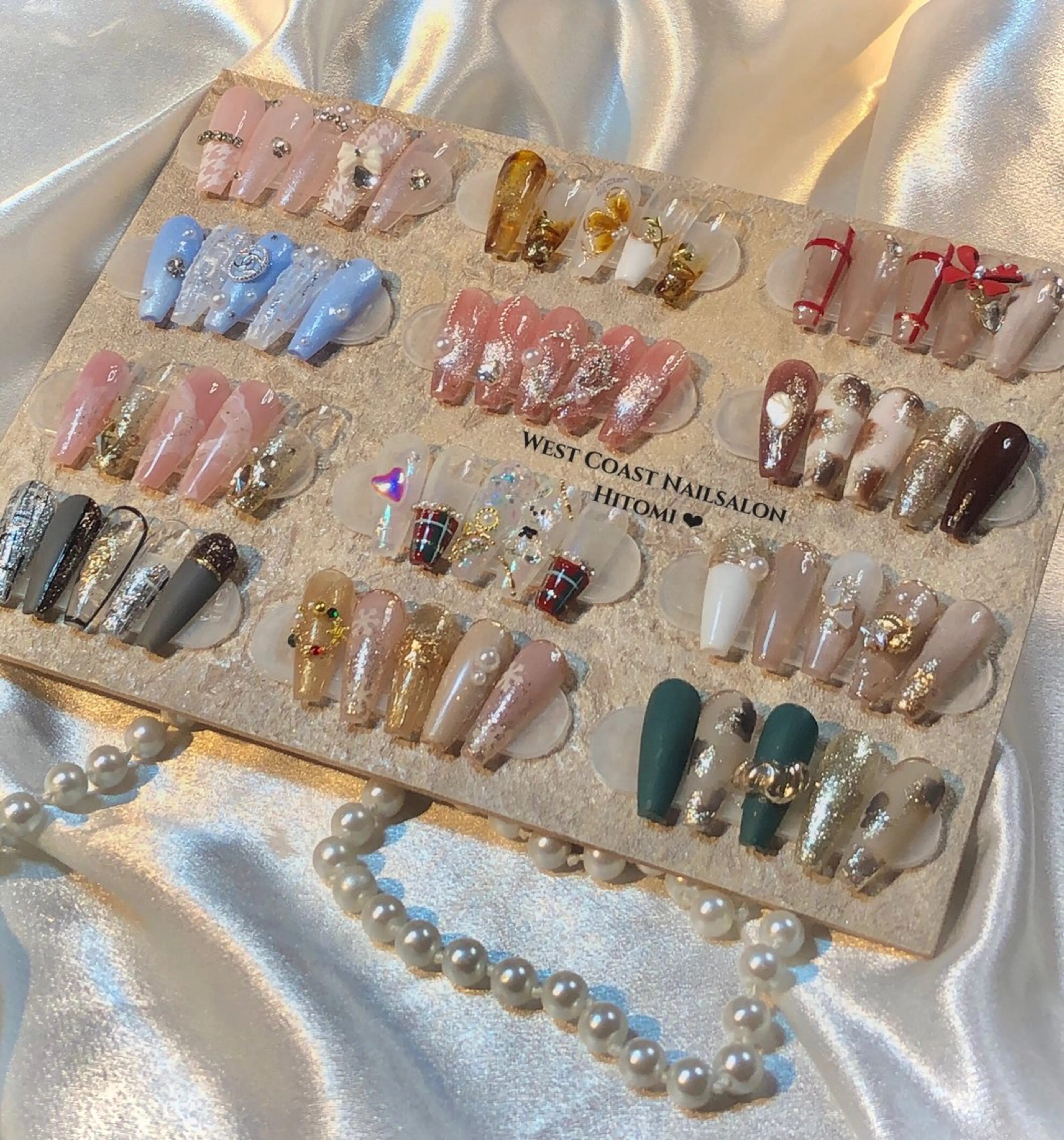 Hitomi 指名限定🎀ワンホン、ガーリーネイル🎀定額デザイン🌟12980円🌟4000円追加10本チップ変更👌の写真