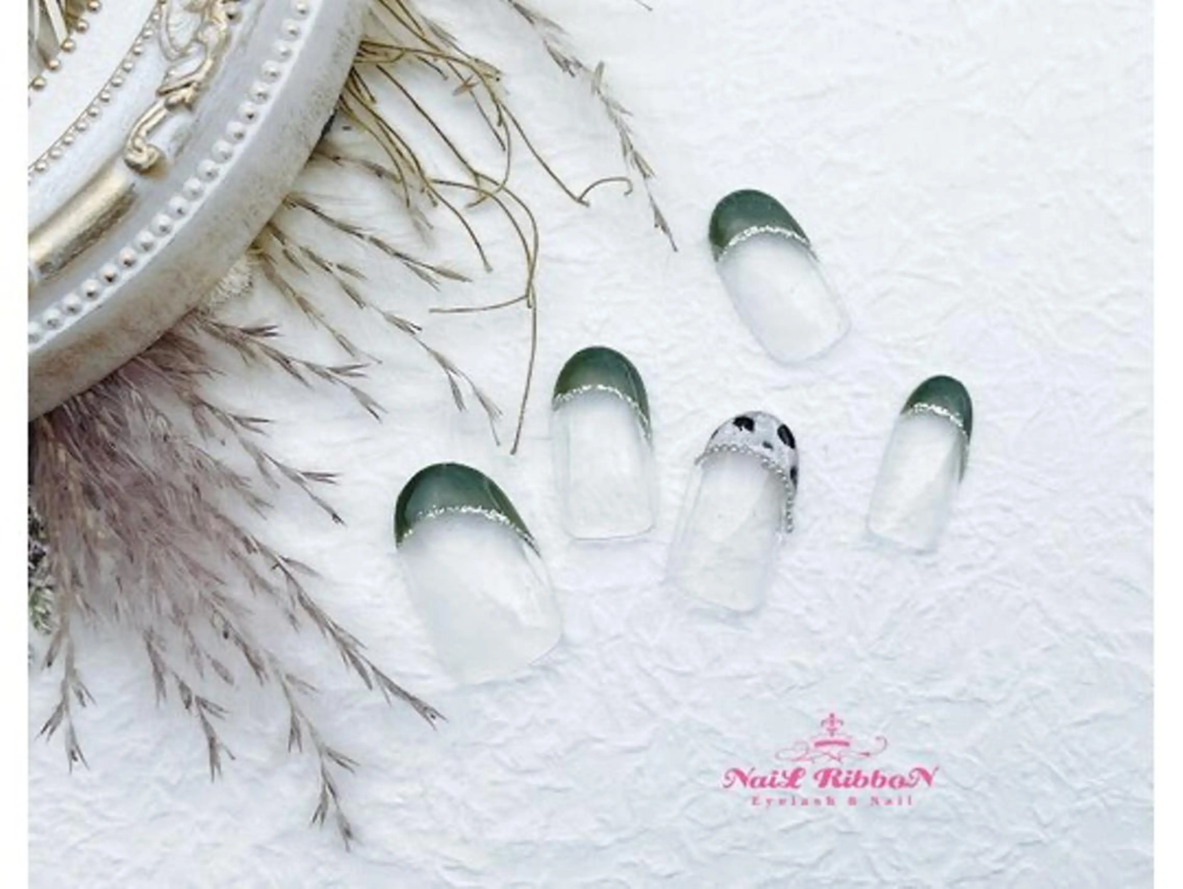 ネイル ネイルリボン 石田のネイルデザイン