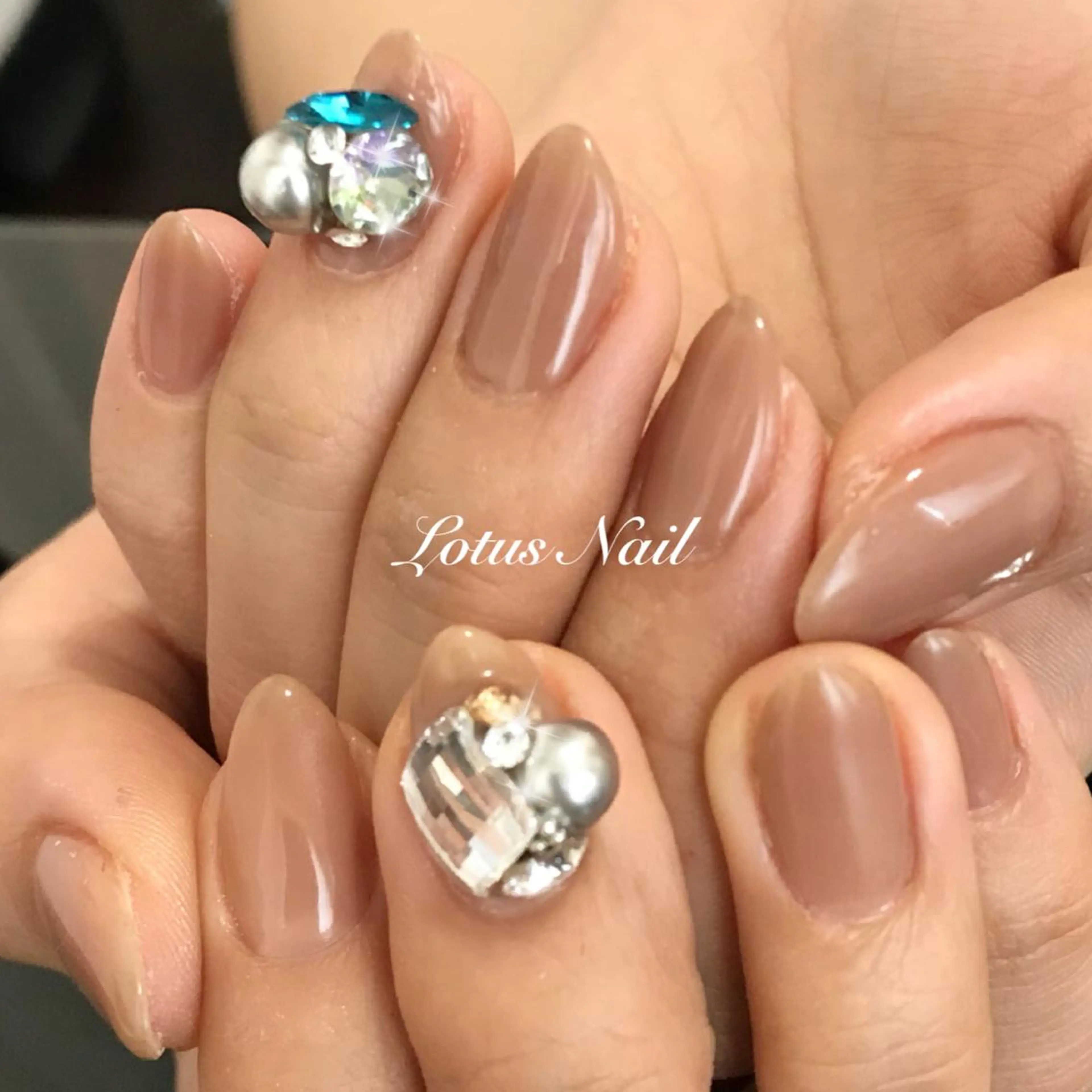 ネイル ワンカラーネイル Lotus Nailのネイルデザイン