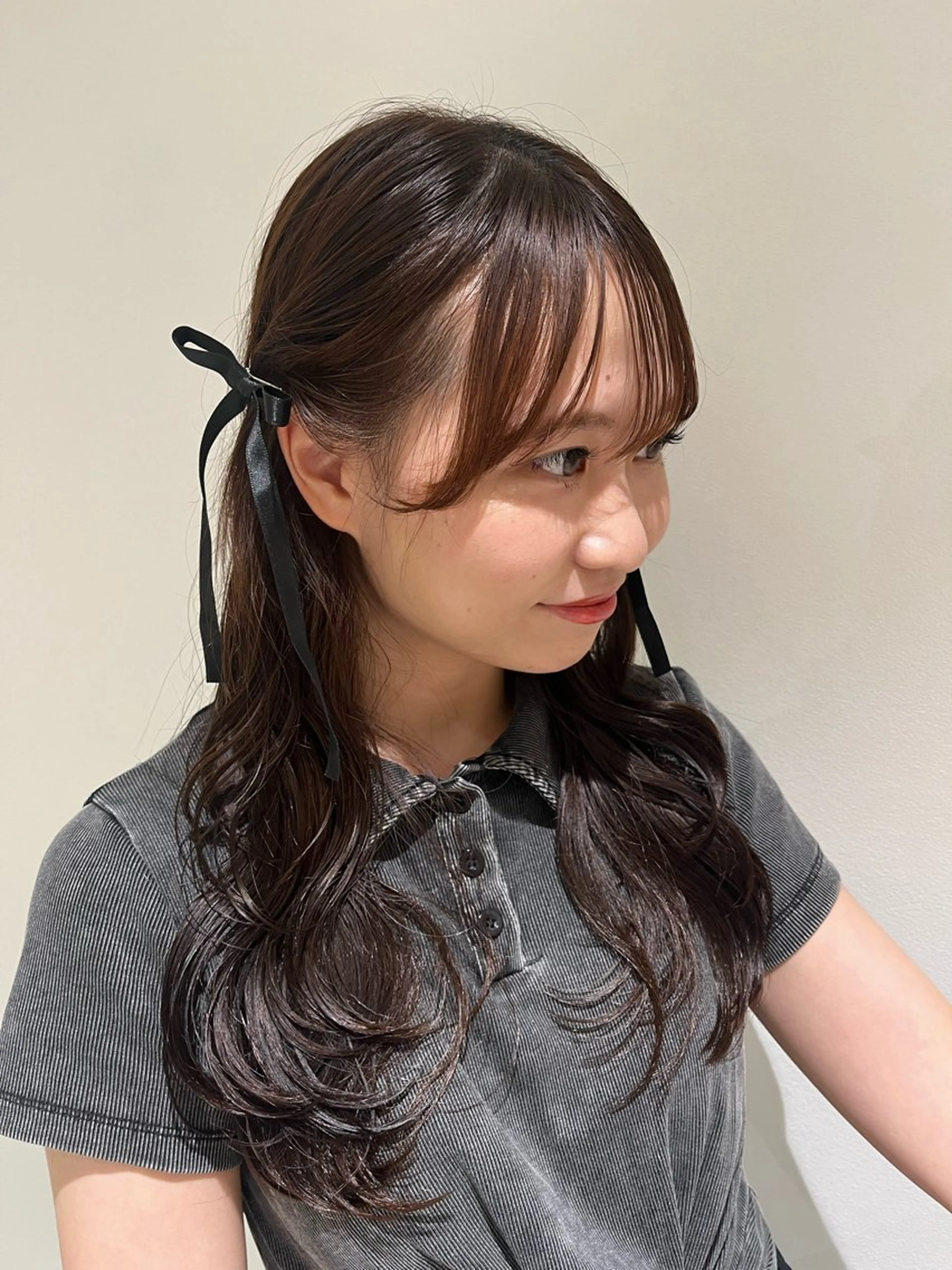 カラー ヘアカラー 艶カラー / あおいのヘアスタイル