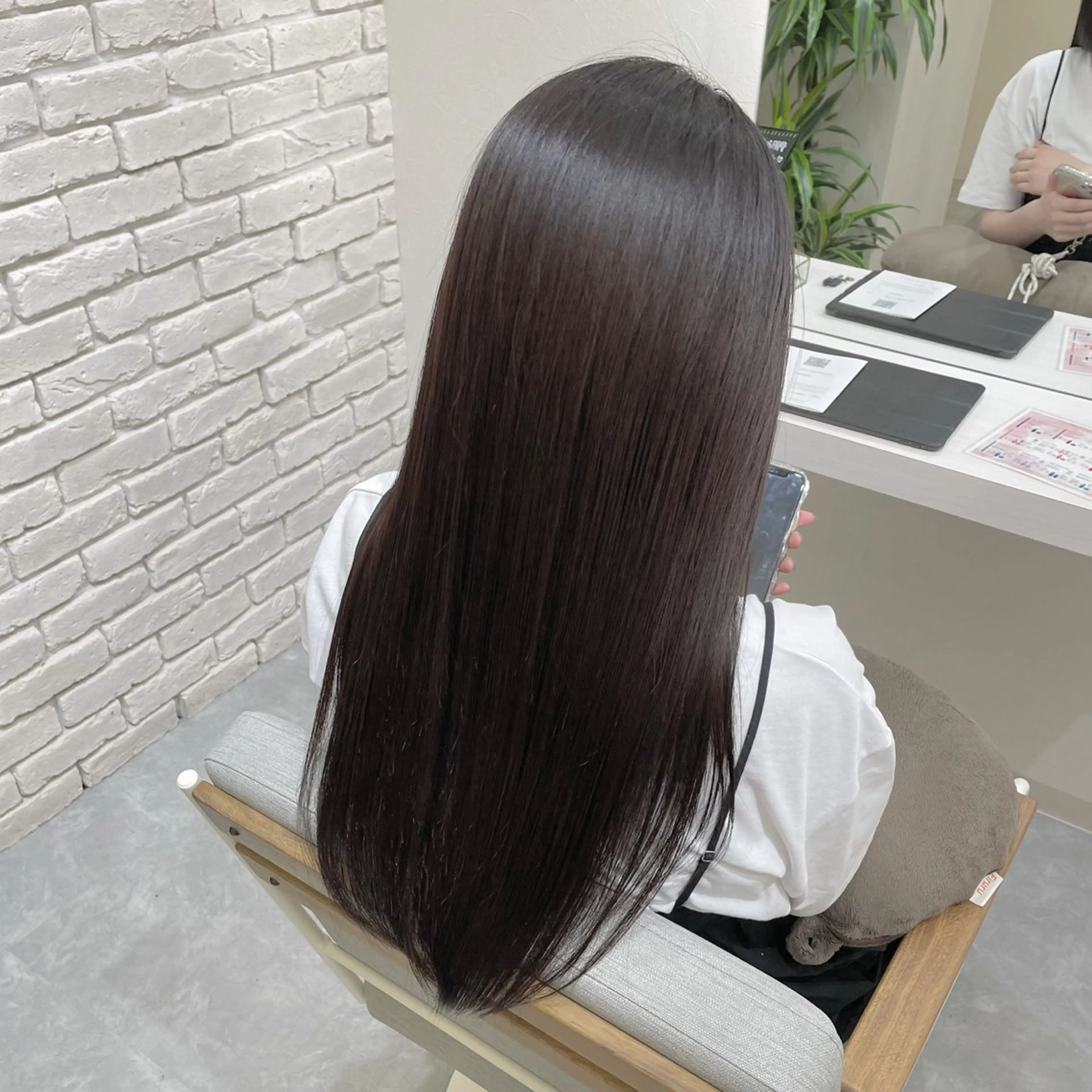 ロング カット 縮毛矯正 トリートメント 髪質改善&ヘアケア /菊池琉那のヘアスタイル