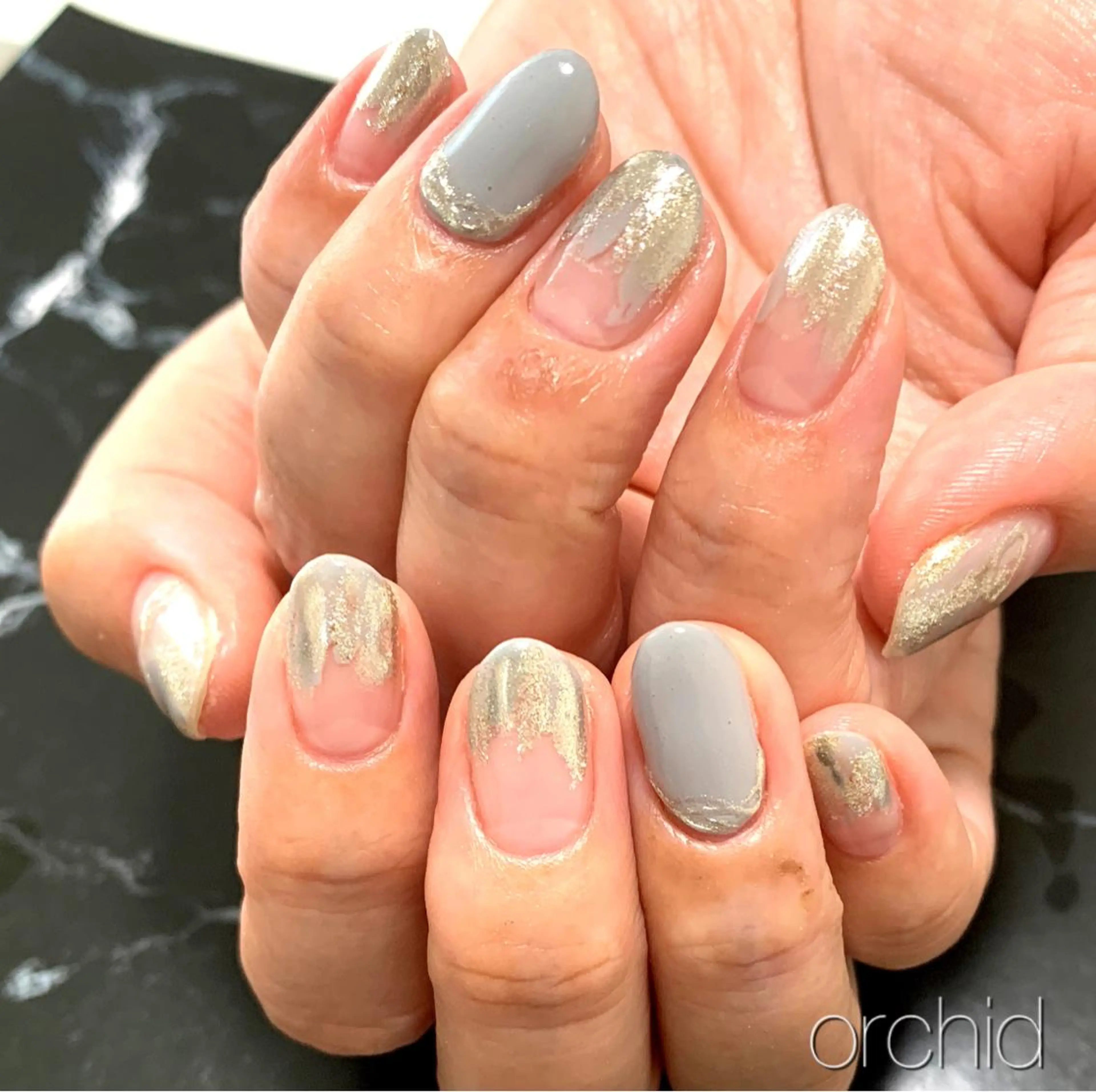 ネイル orchid ♡オーキッドのネイルデザイン