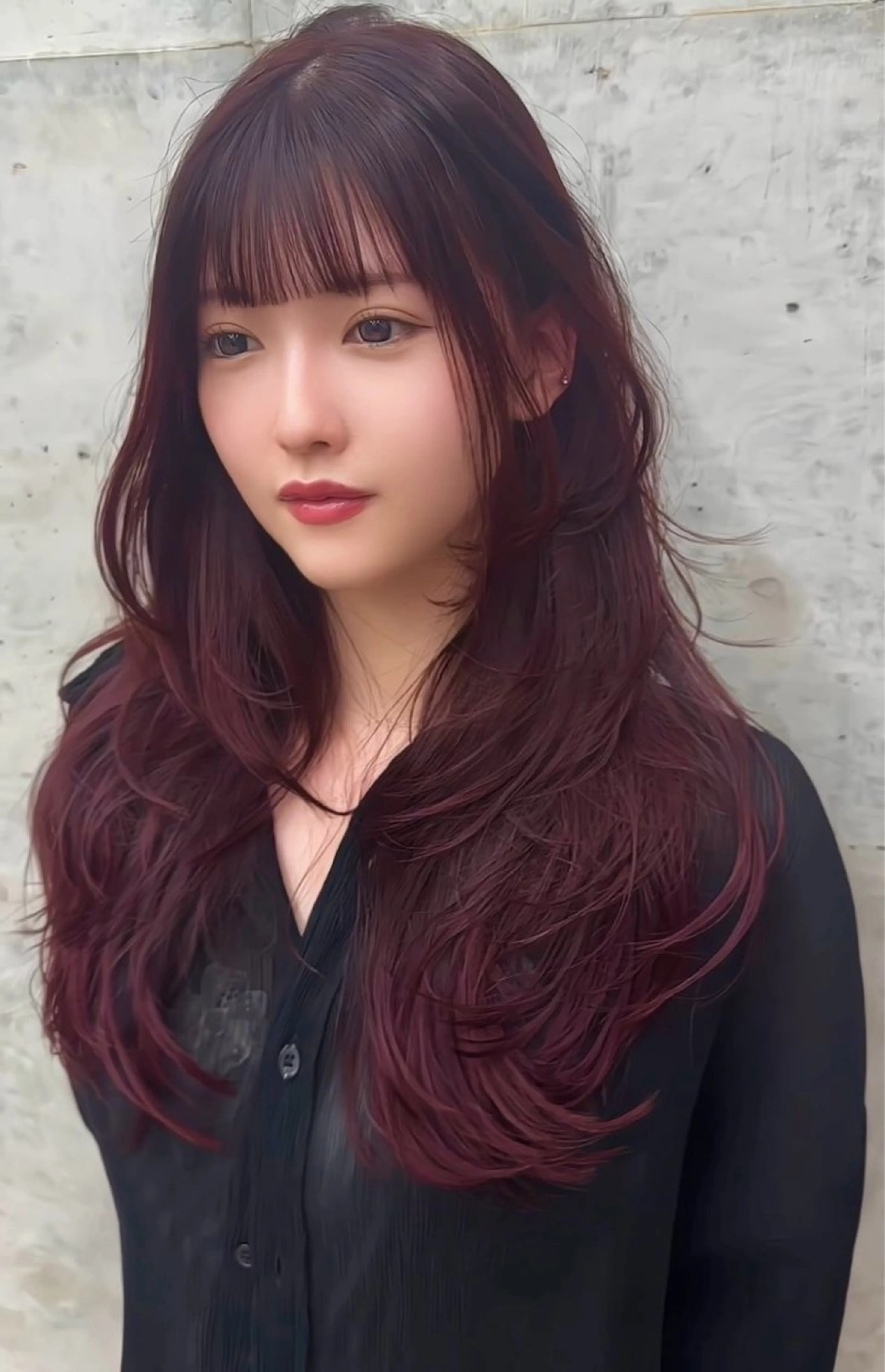 ロング レイヤーカット カット NU/EN所属・海外ヘア/美髪矯正 海外レイヤー/ヒラキのヘアスタイル