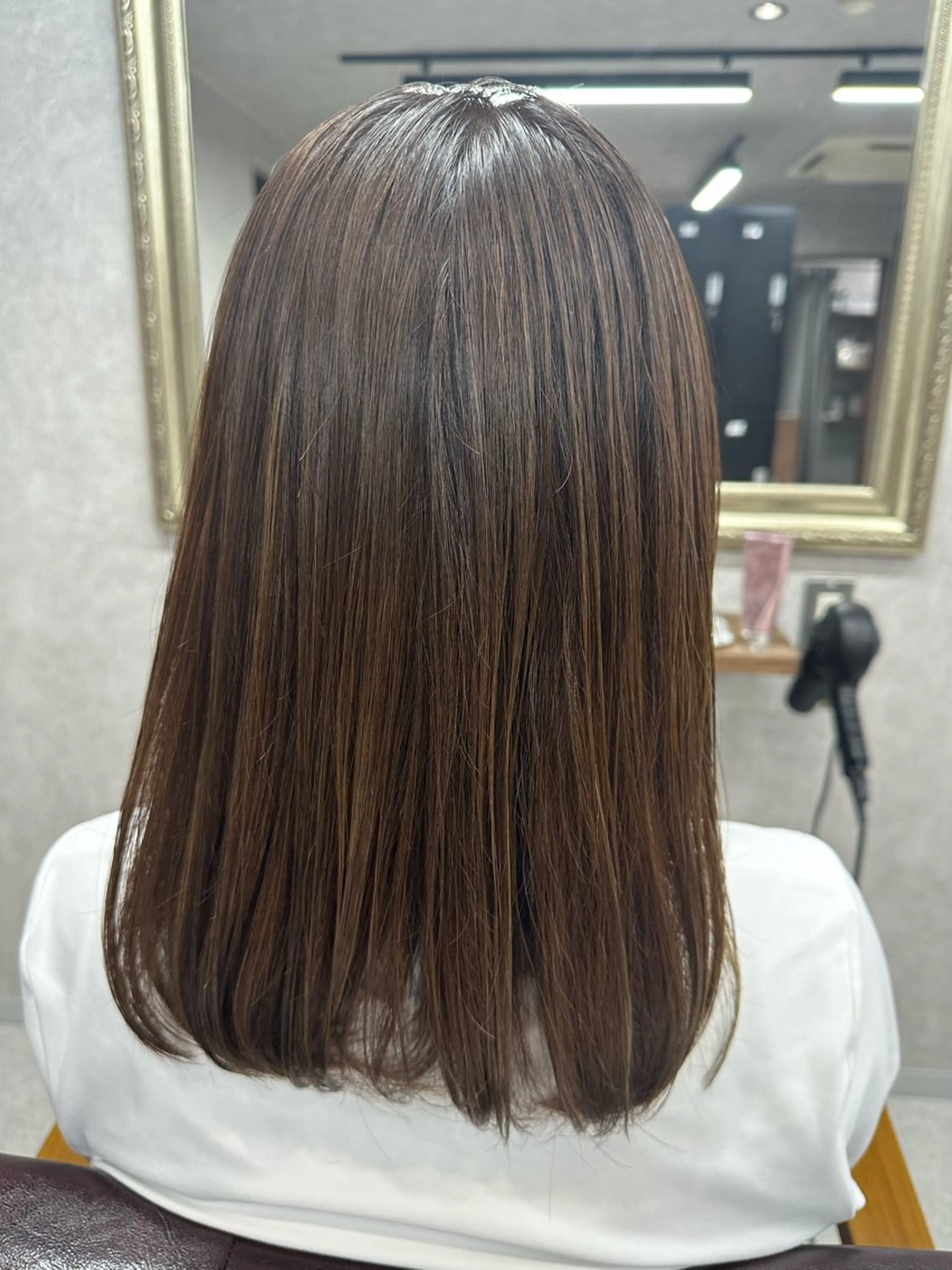 ロング カット ヘアカラー Lien 深井店のヘアスタイル