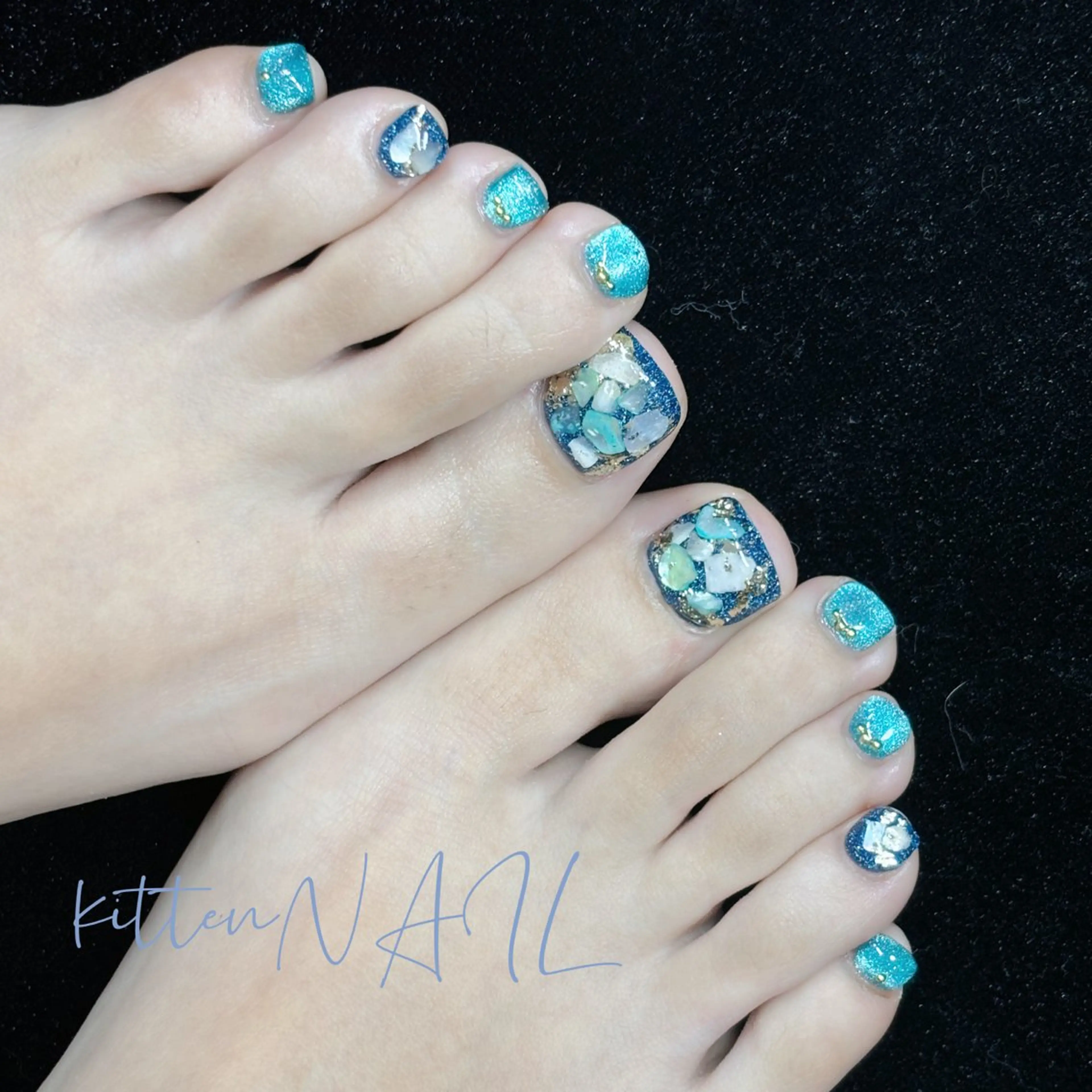 ネイル フットネイル コネコ ネイルサロンのネイルデザイン