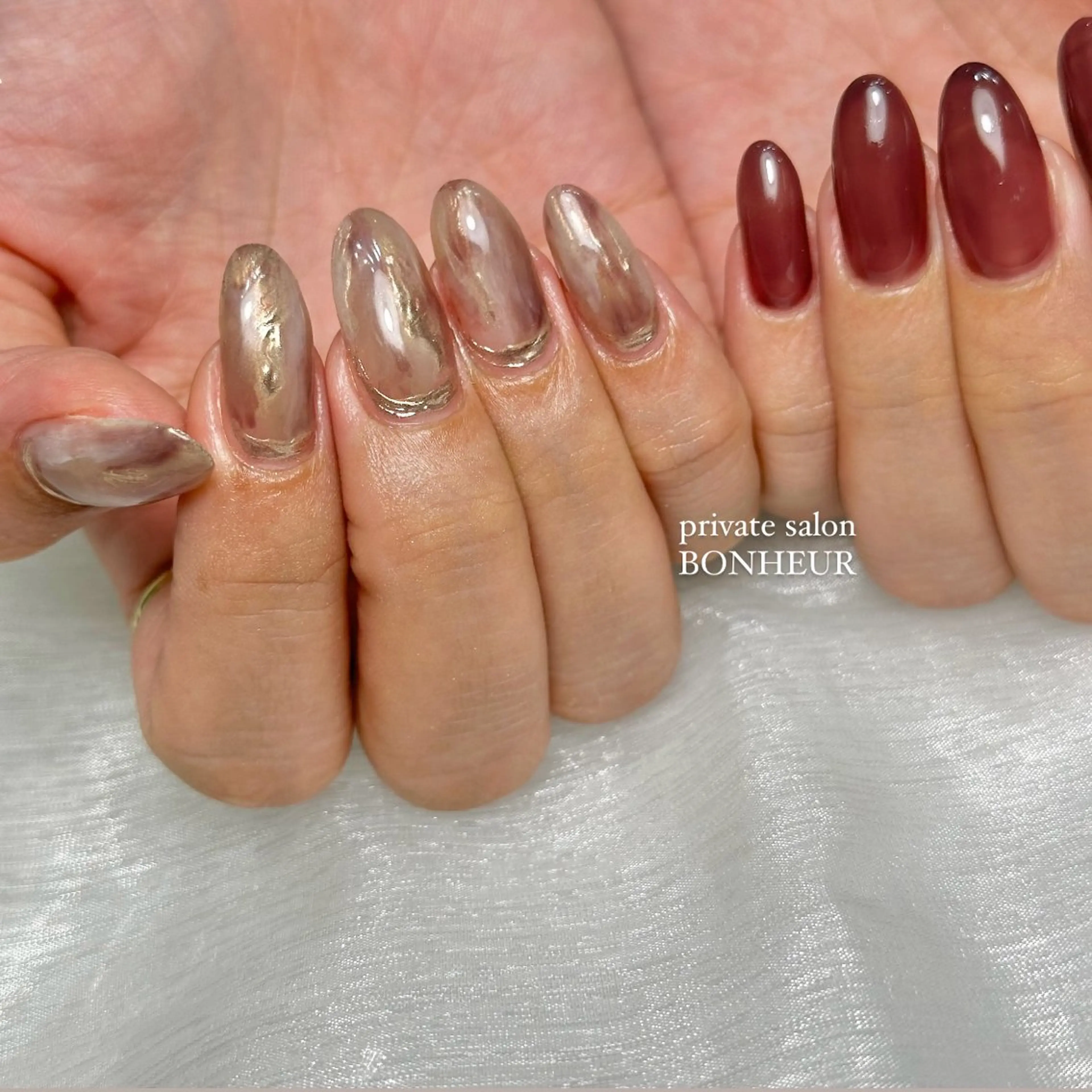 ネイル ハンドネイル BONHEUR Annaのネイルデザイン