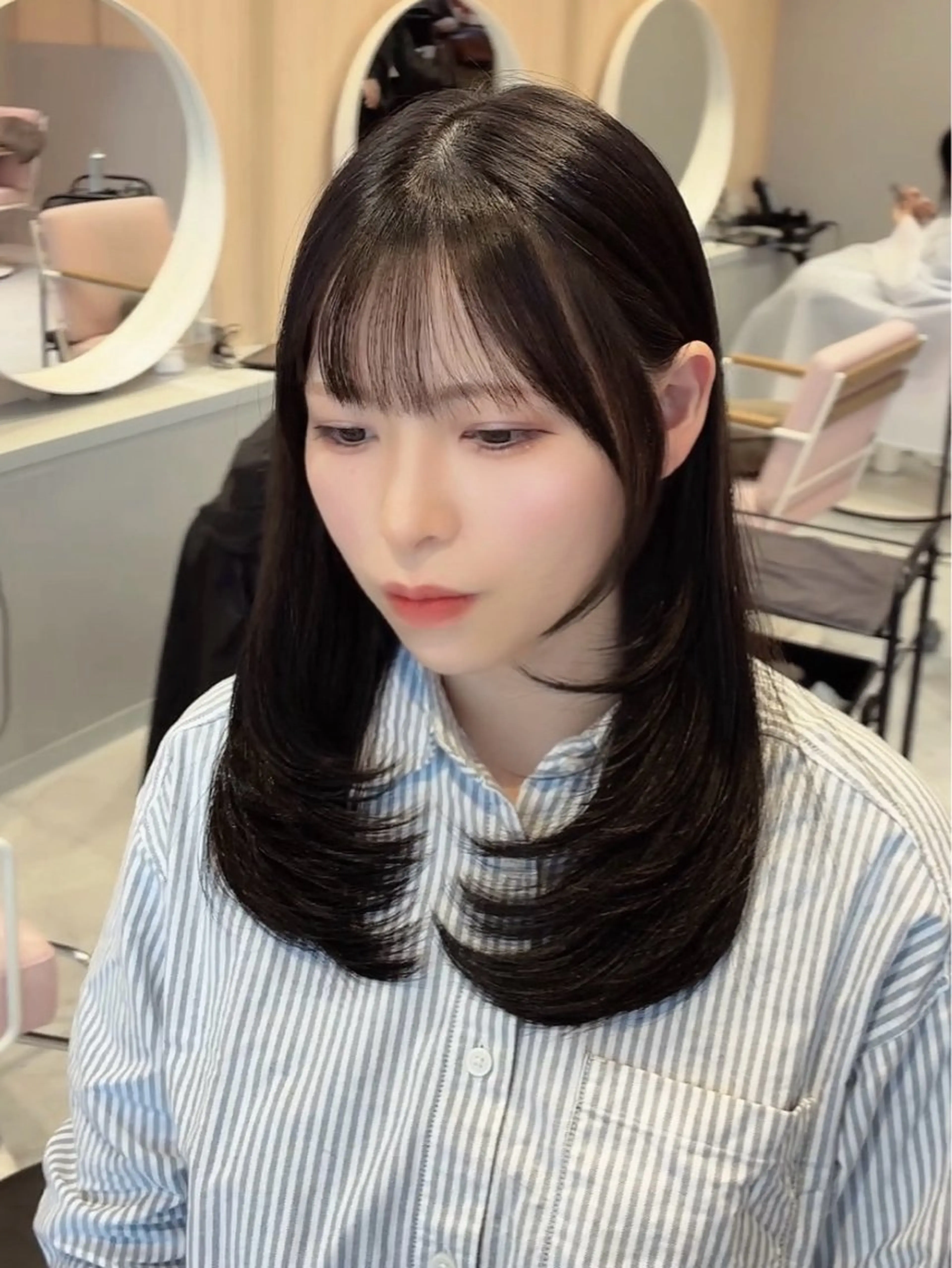 小顔×韓国レイヤー/ 骨格診断/Rikuのヘアスタイル