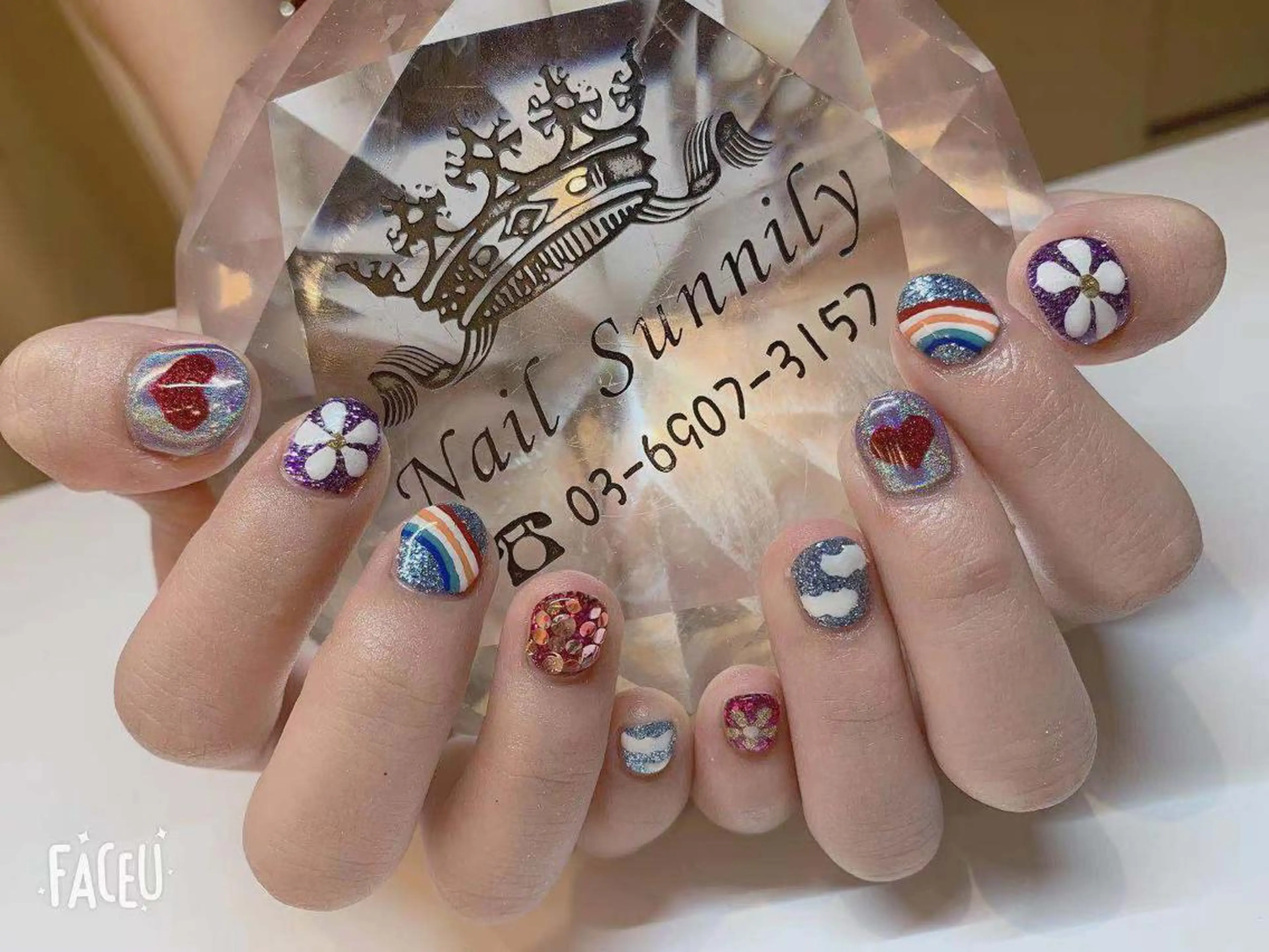 ネイル 長さだし専門店 M2　rikaのネイルデザイン