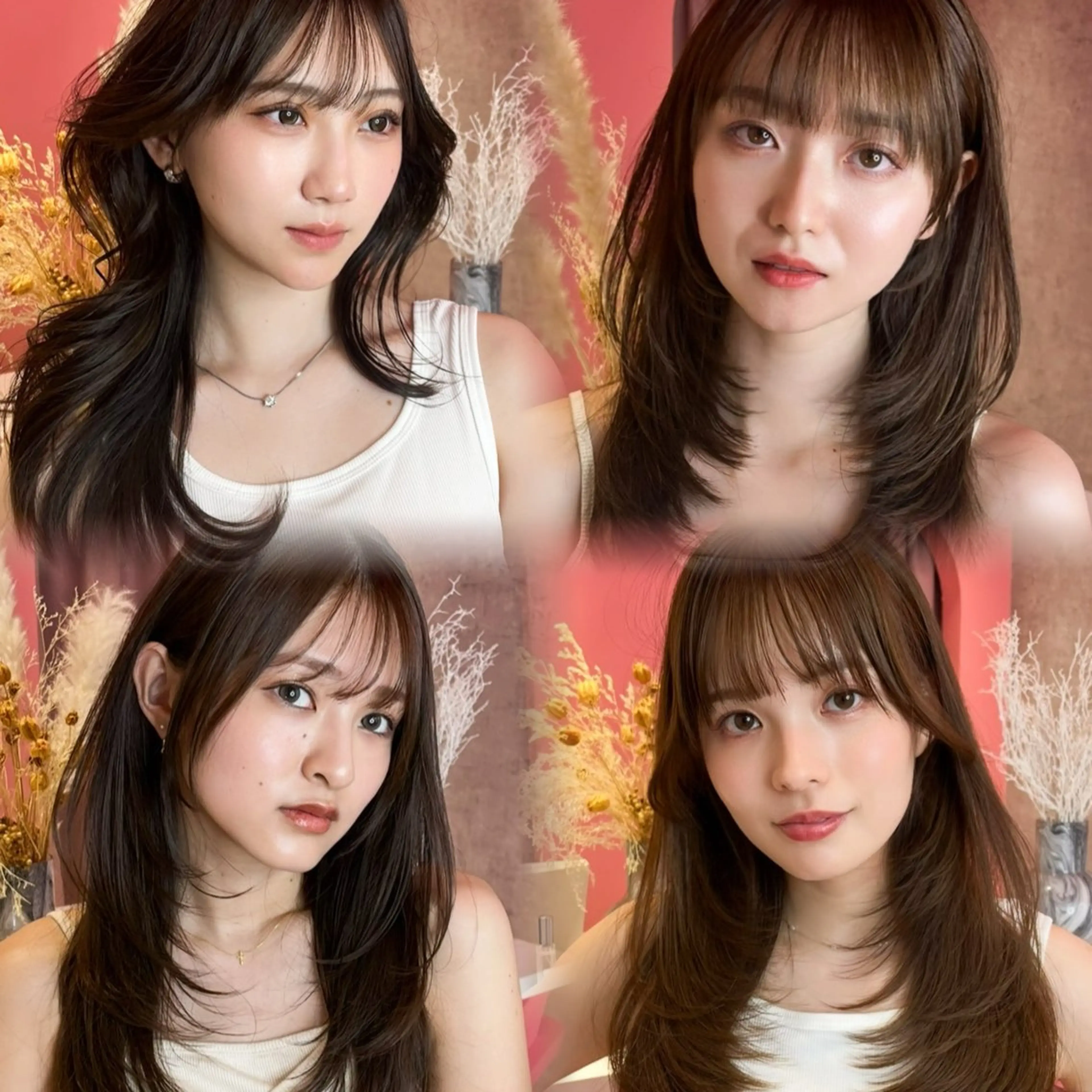 ロング カラー 縮毛矯正/レイヤー/ 髪質改善/龍之介のヘアスタイル