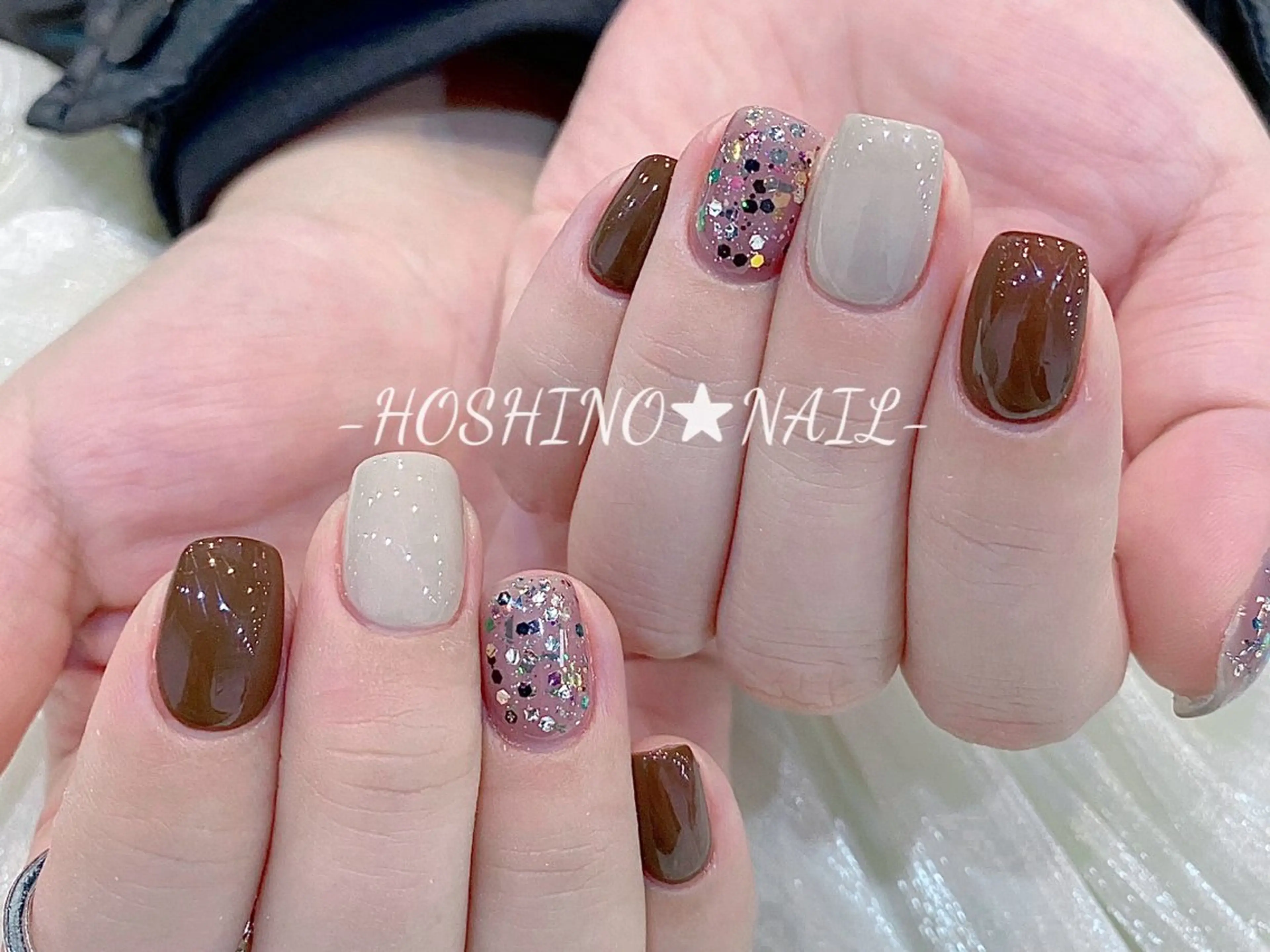 ネイル オーロラネイル チークネイル ドット フットネイル フレンチネイル ハンドネイル ハンドケア ★HOSHINO NAIL★新宿店のネイルデザイン