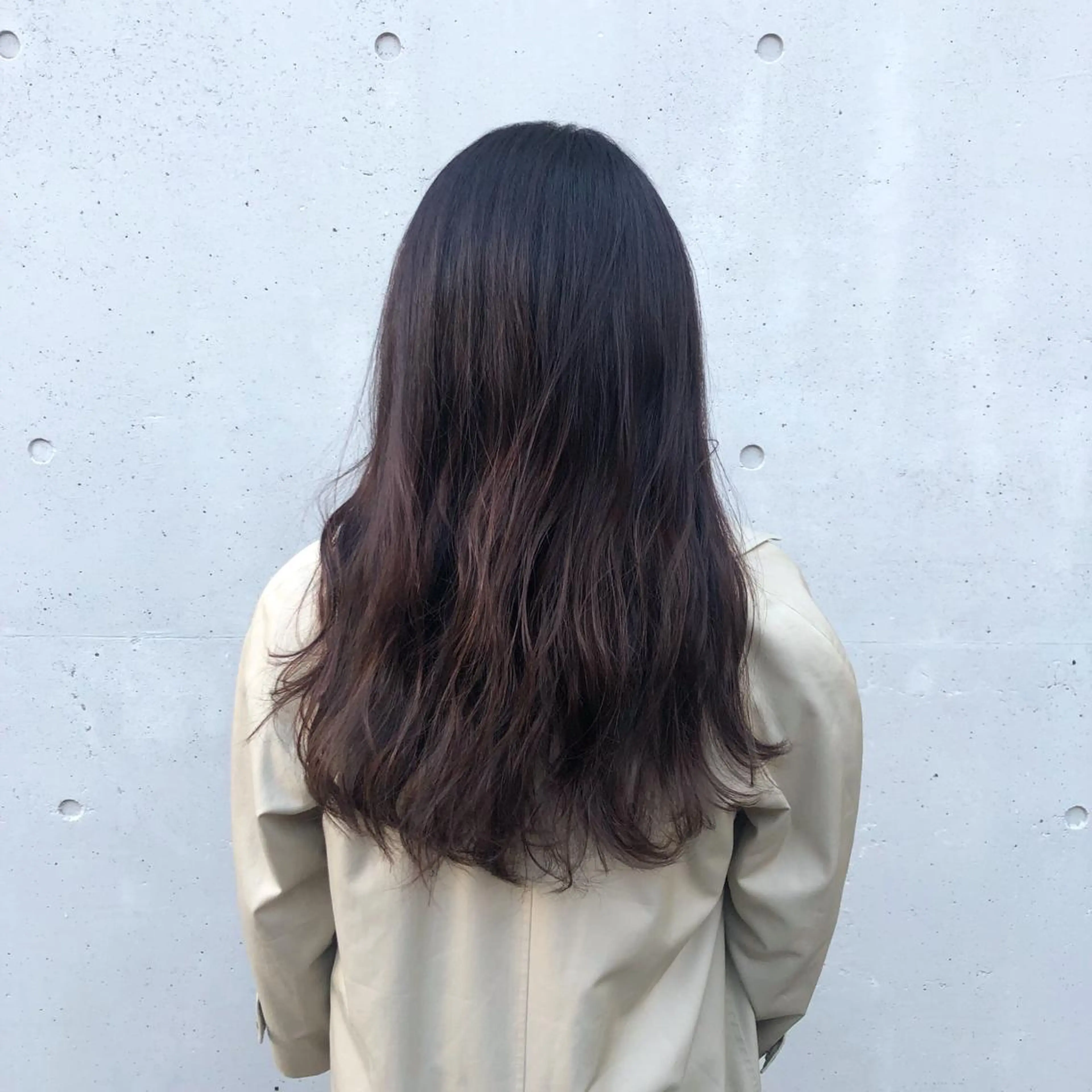 ロング カラー ブラウンカラー グラデーションカラー ナチュラルブラウン 酸性縮毛矯正🧴韓国 レイヤー/髪質改善のヘアスタイル