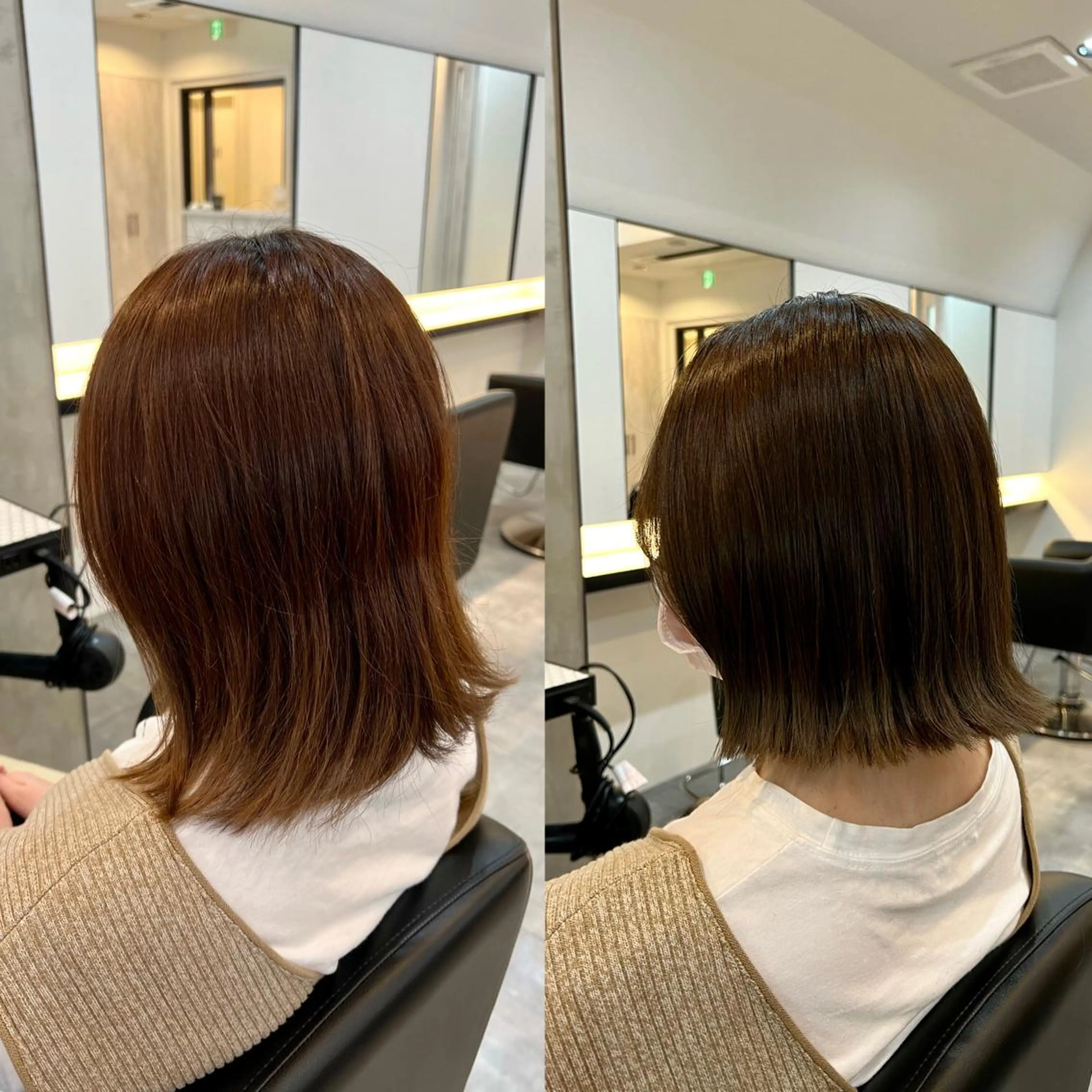 ショート ボブ 外ハネヘア カット ヘアカラー 工藤 梨花のヘアスタイル