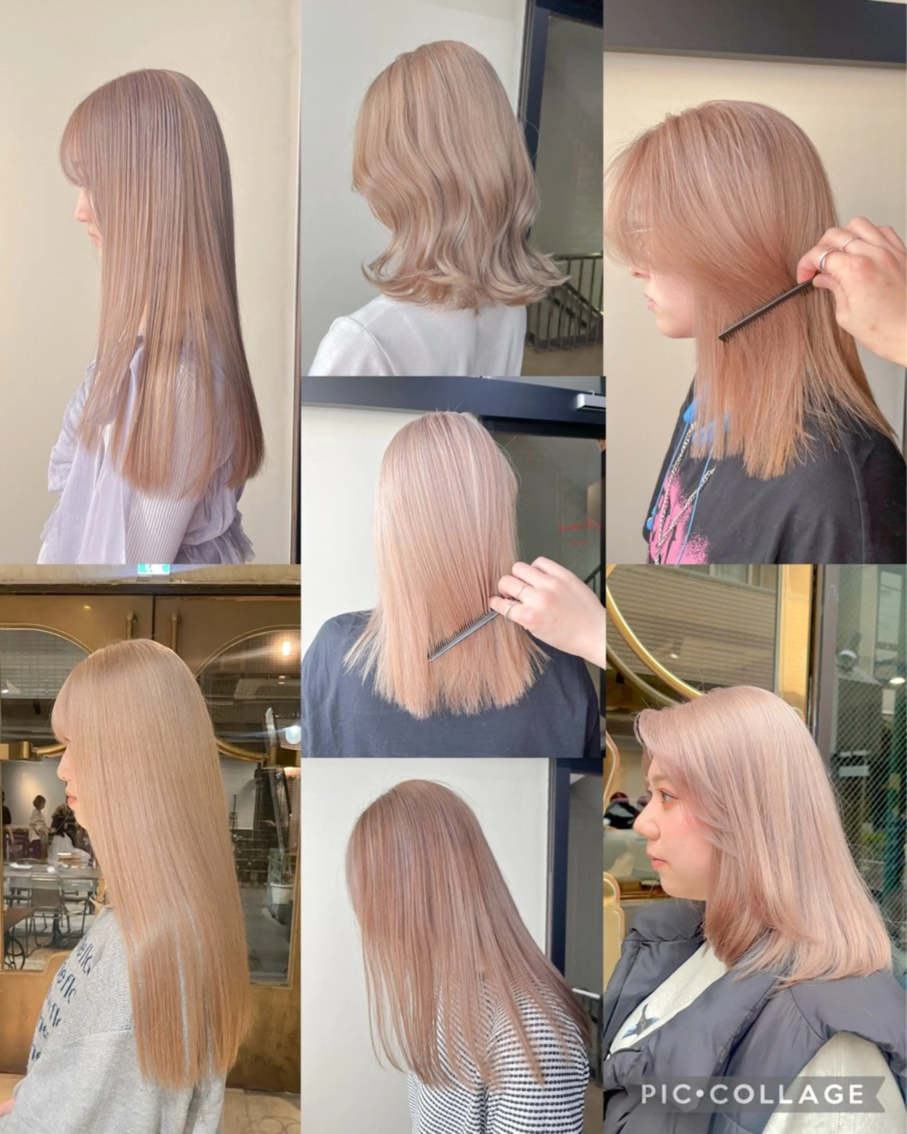 ロング カラー ヘアカラー トリートメント ヘアセット 似合わせハイトーン 🍯ayumi🍯のヘアスタイル