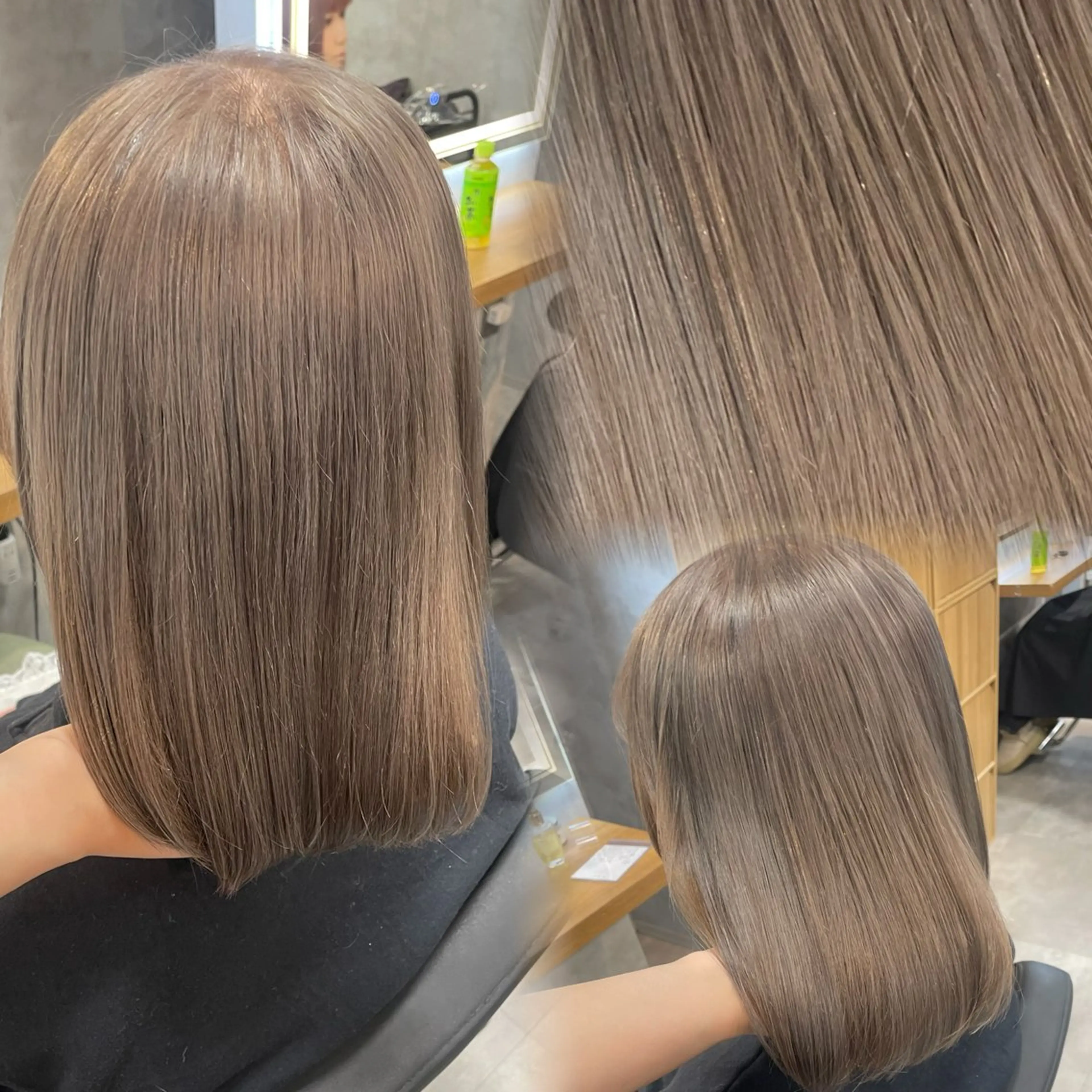 セミロング カラー ヘアアレンジ ヘアカラー トリートメント 透明感カラー/推しカ ラー☁️JURAのヘアスタイル