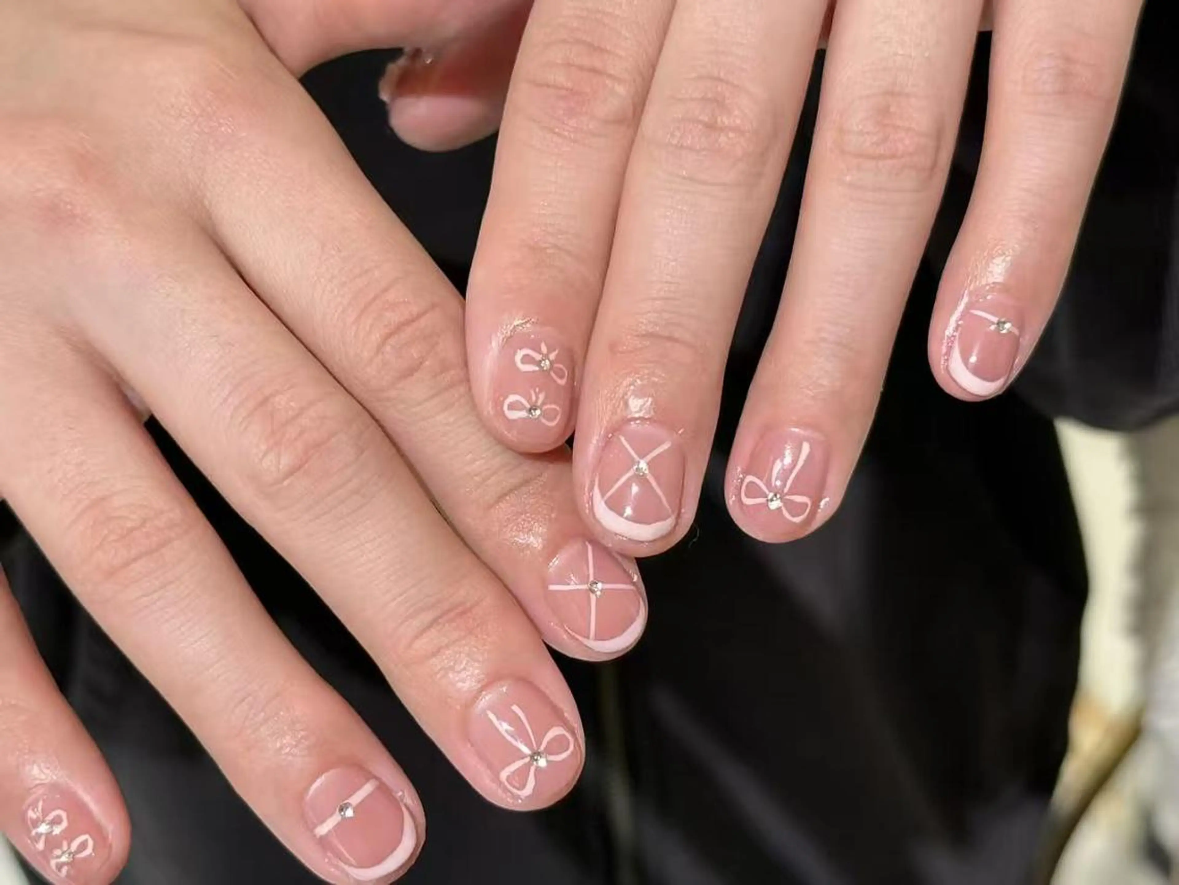 ネイル チークネイル 長さ出し フレンチネイル グラデーション マグネットネイル ハンドネイル ハンドケア 💕Dreamy KIYO💕のネイルデザイン