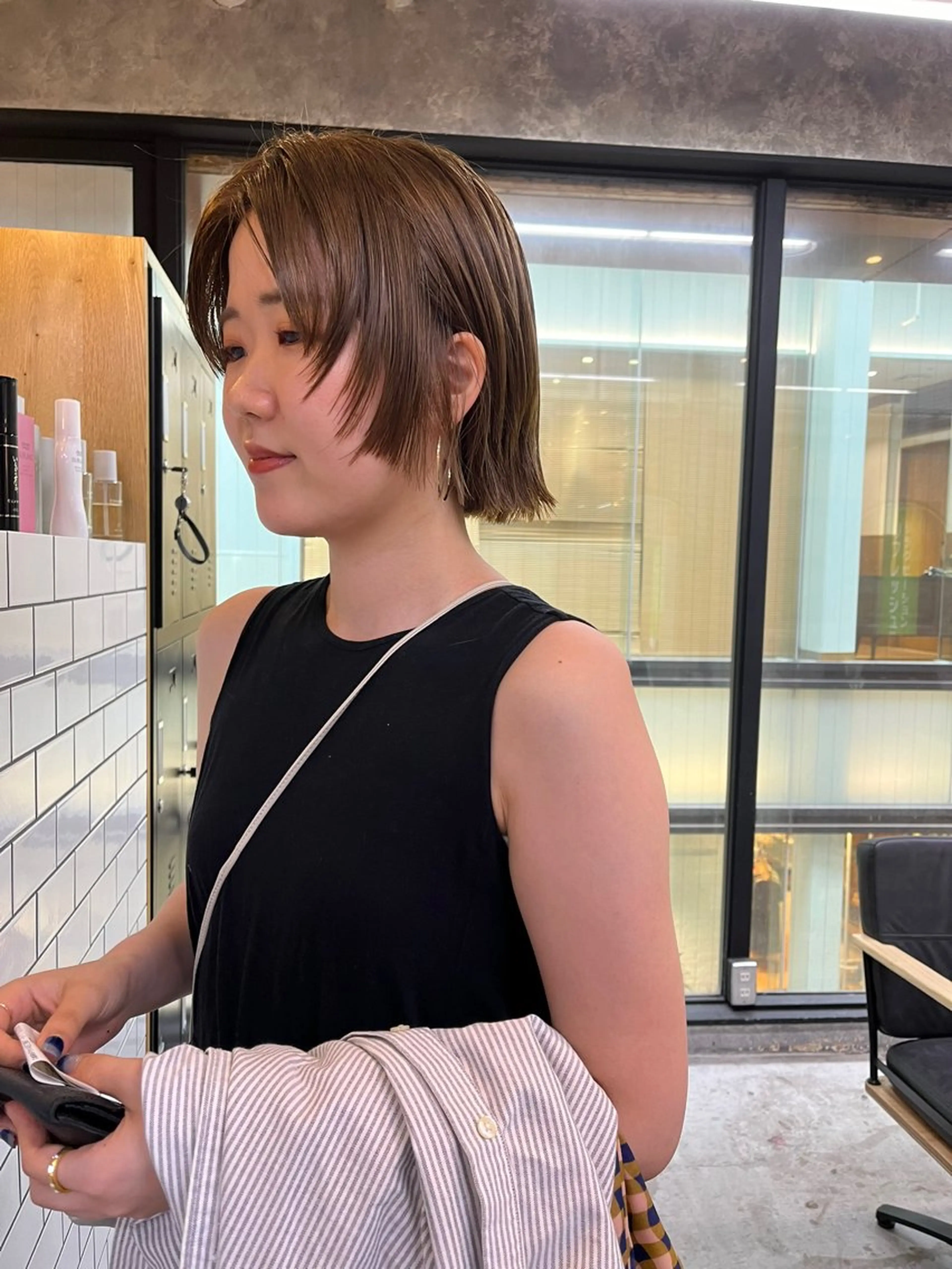 ショート カラー カット ヘアカラー 細川 夕利亜のヘアスタイル